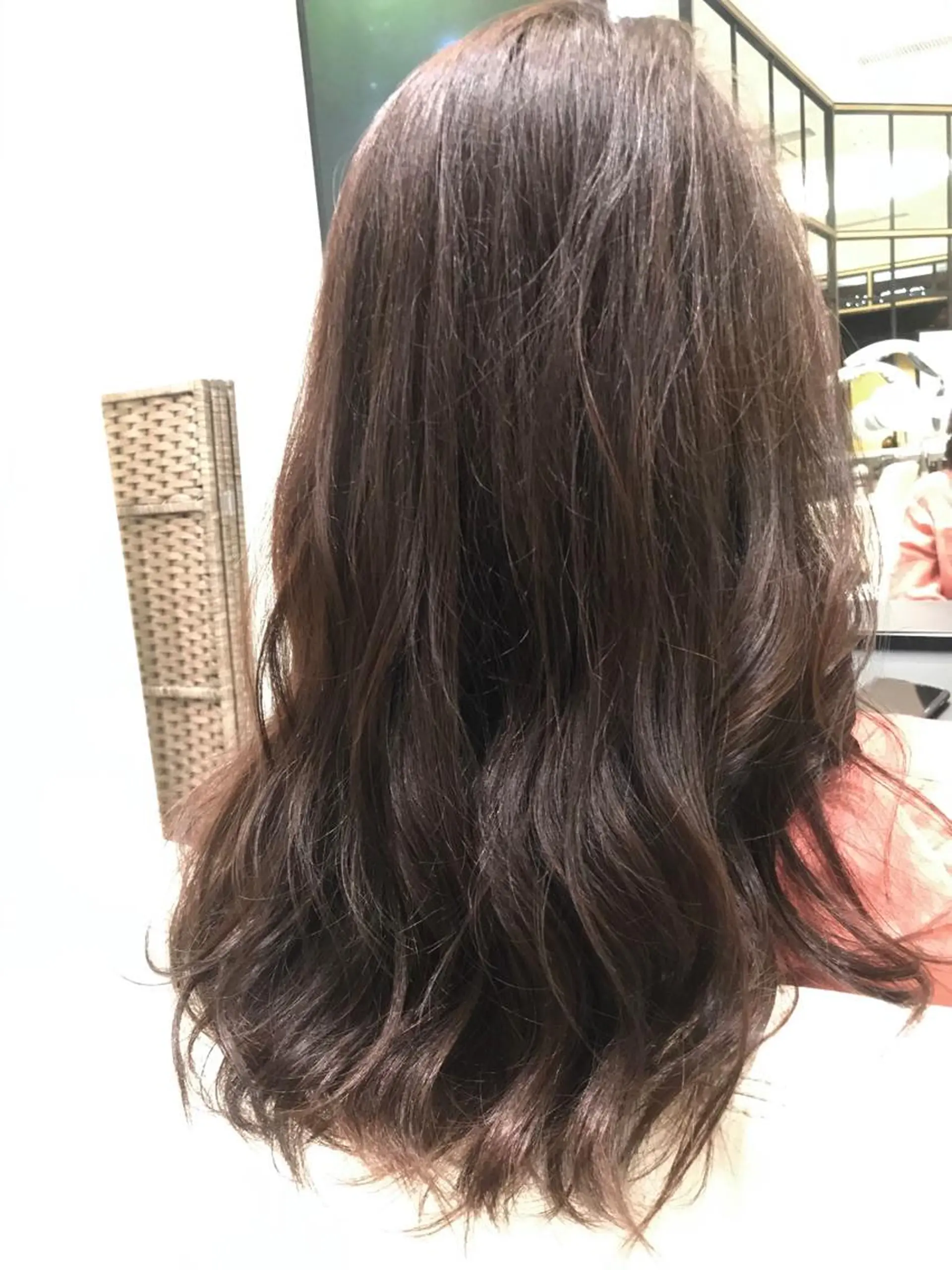 セミロング アッシュ k-two corso所属・パーマモデル募集🌈 森脇帆南のヘアスタイル