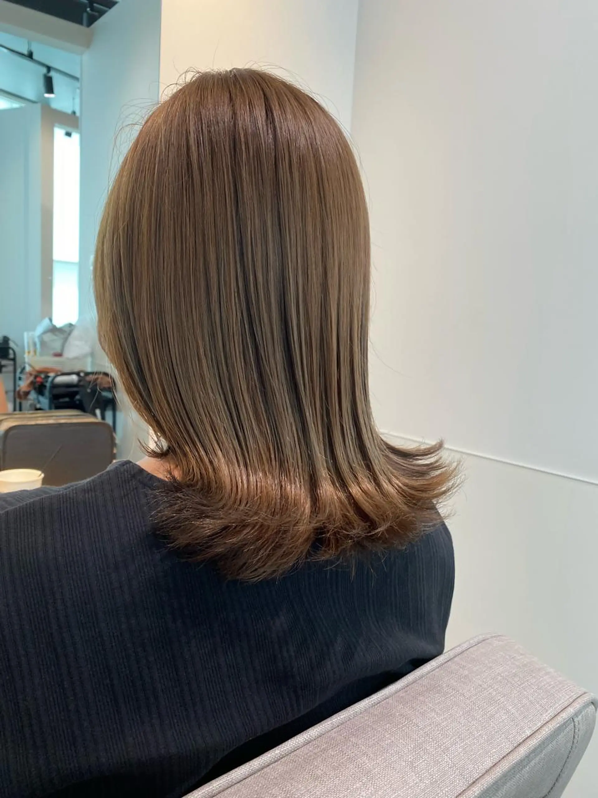 ミディアム カラー CURIO/南船場 /RIN💈🍎のヘアスタイル