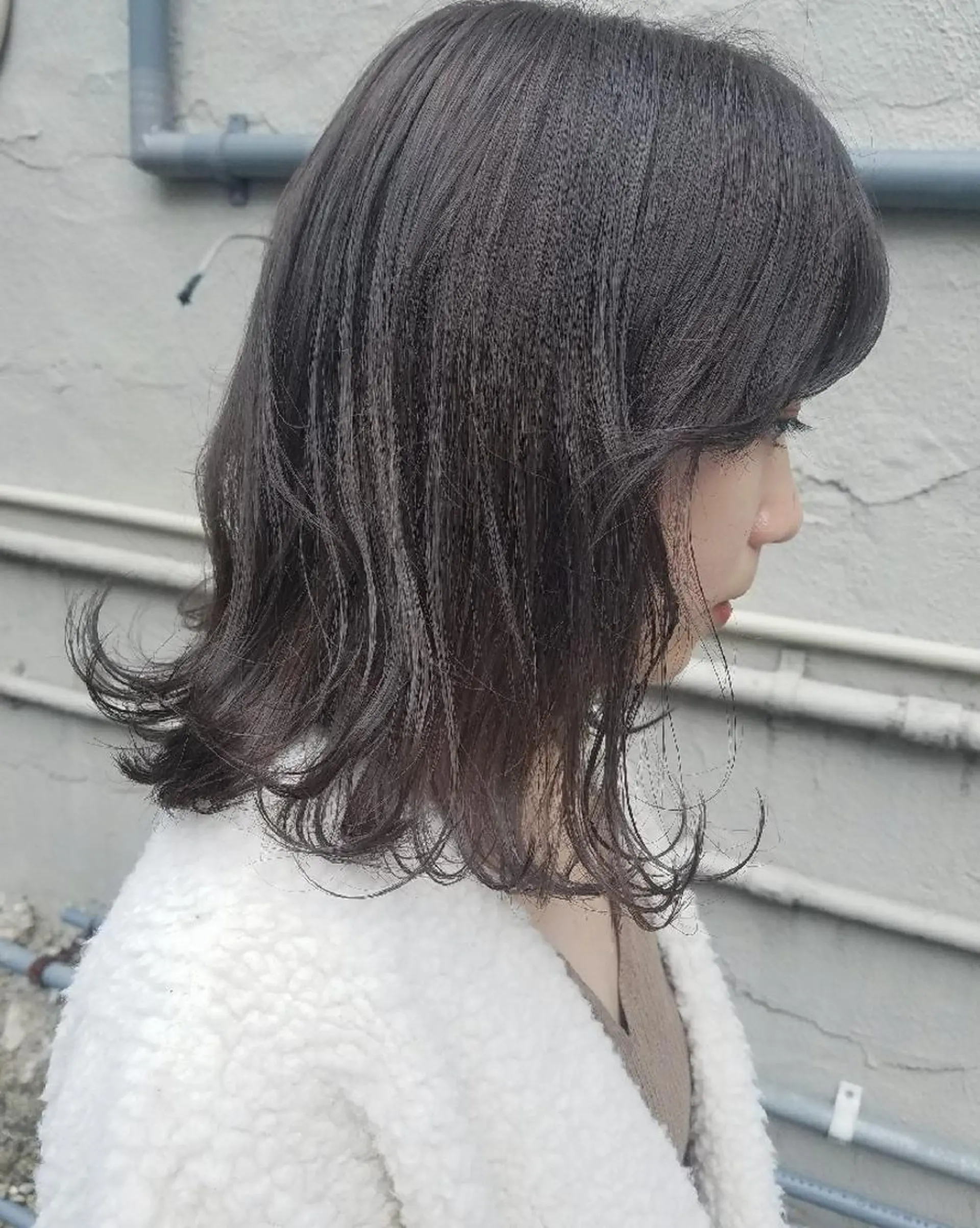 ミディアム 🙃 透明感カラー/ボブのヘアスタイル