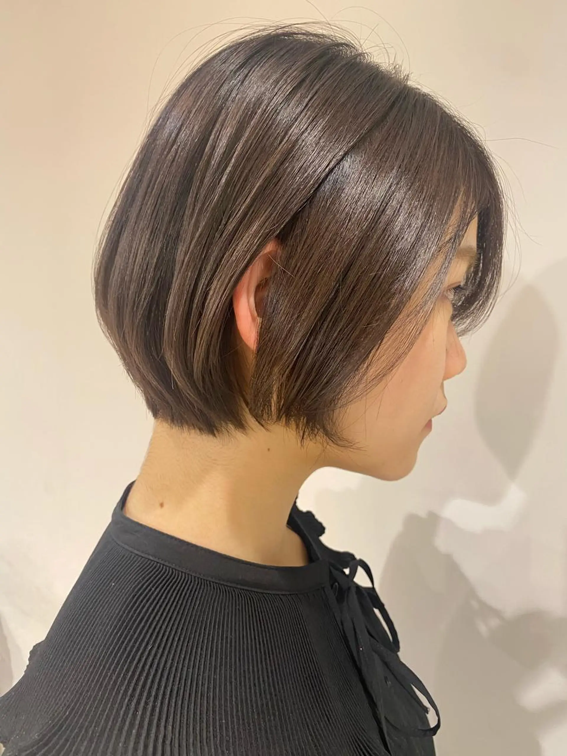 ショート カラー ブリーチ グレージュ カット ヘアカラー トリートメント scene.池袋所属・scene. haraのヘアスタイル