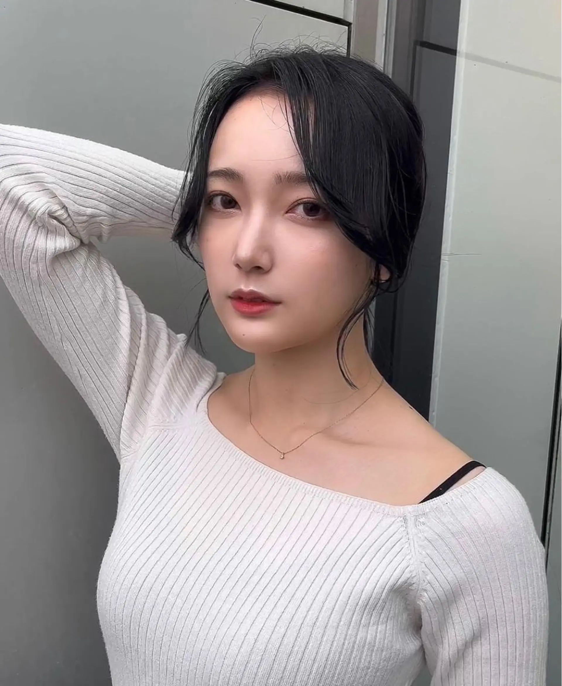 セミロング カット ヘアカラー トリートメント 🌫️大人韓国ヘア 🌫️naoyaのヘアスタイル