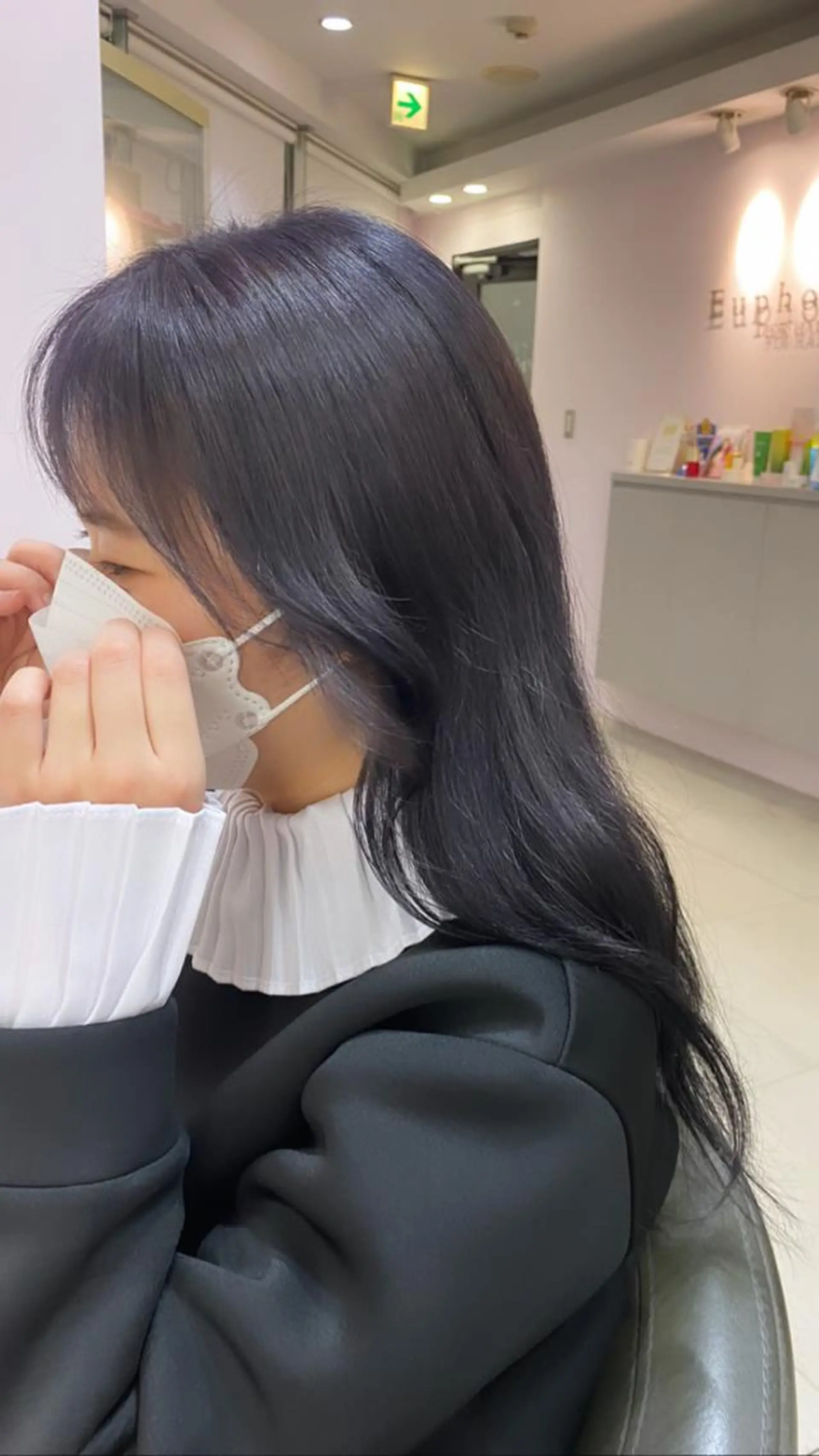 ロング カラー 透明感カラー パープルカラー mako︴ Euphoriaのヘアスタイル