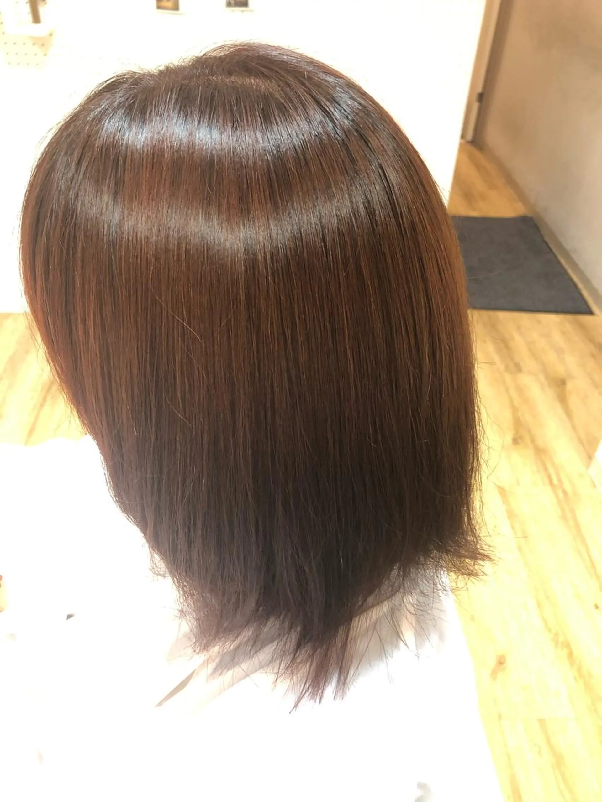 ミディアム カラー ヘッドスパ ボブカット 佐々木 祐太のヘアスタイル