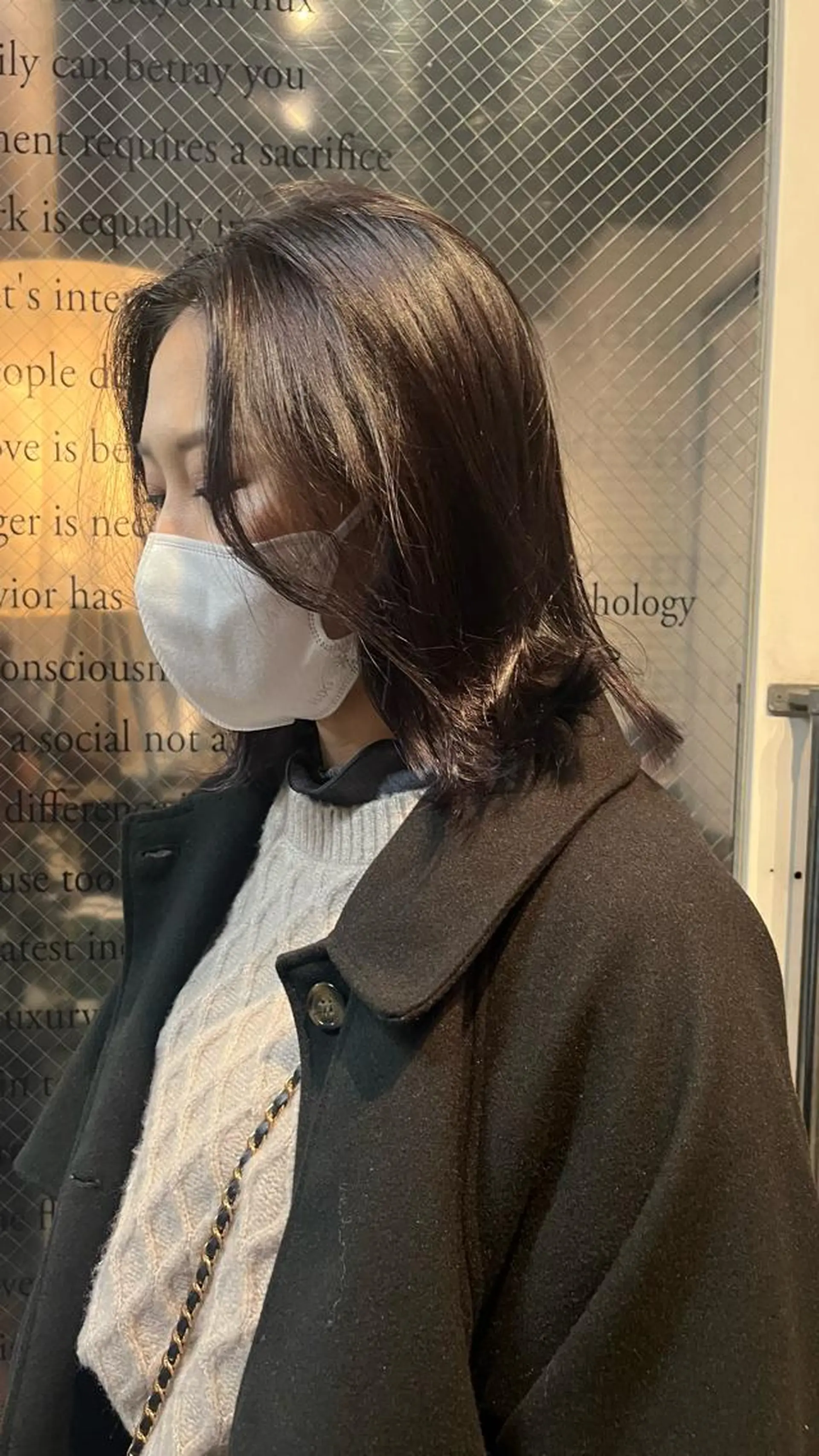 カラー こまつばらみお/レイ ヤー/ダブルカラーのヘアスタイル