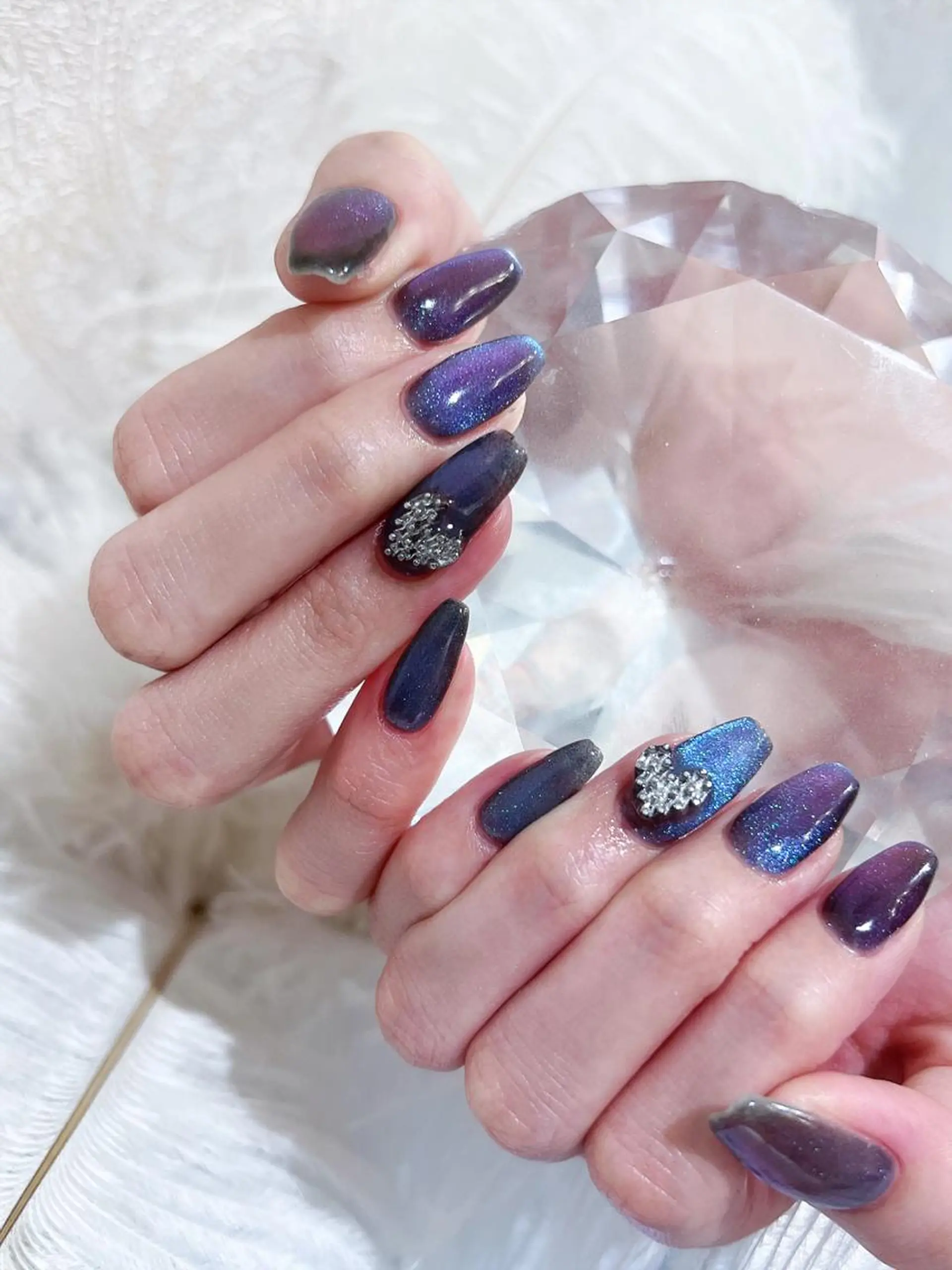 ネイル マグネットネイル Ubuntu🎀 ネイルサロン✨のネイルデザイン