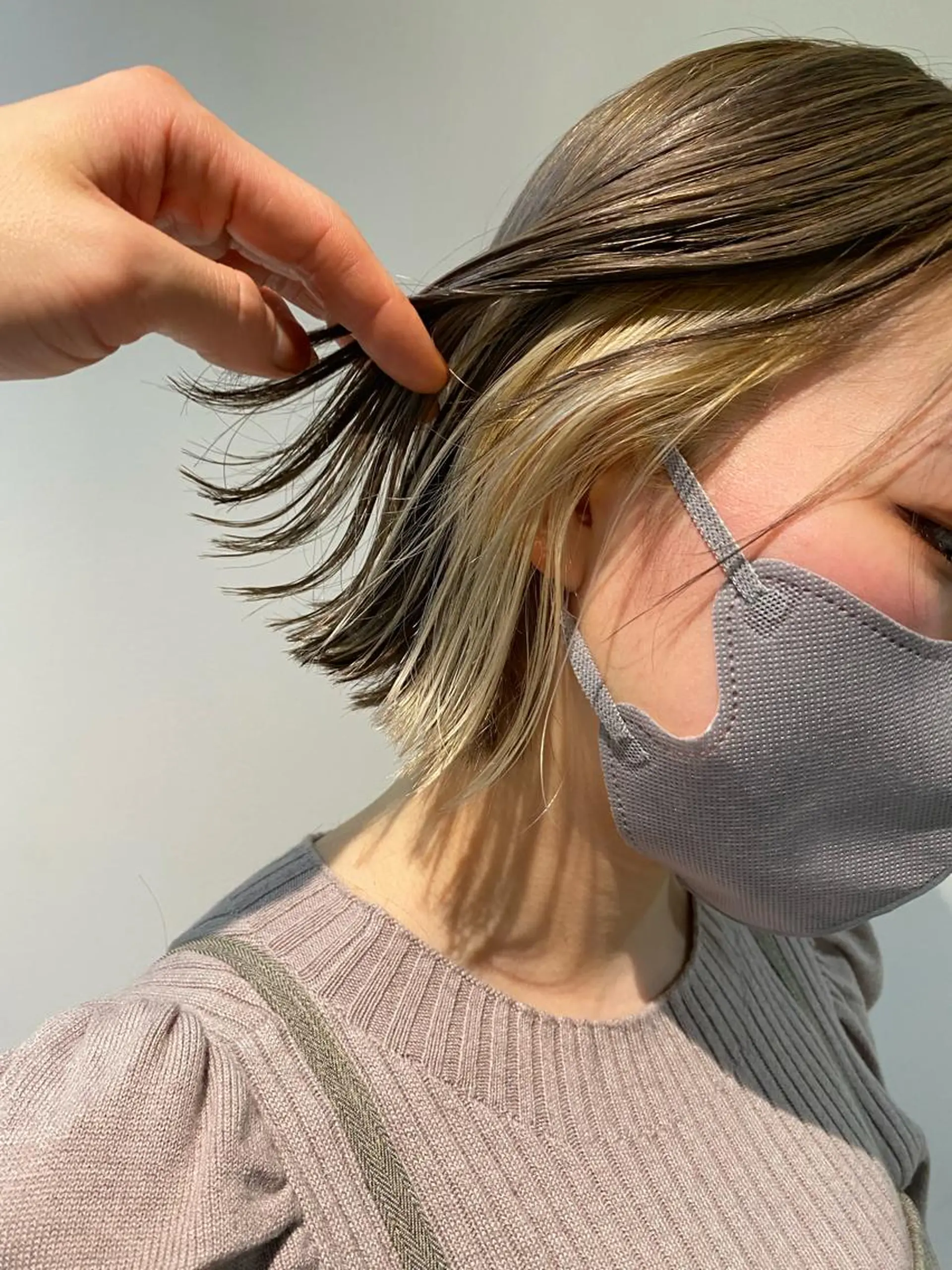 ショート ちばた/レイヤー 似合わせ/大阪中津のヘアスタイル