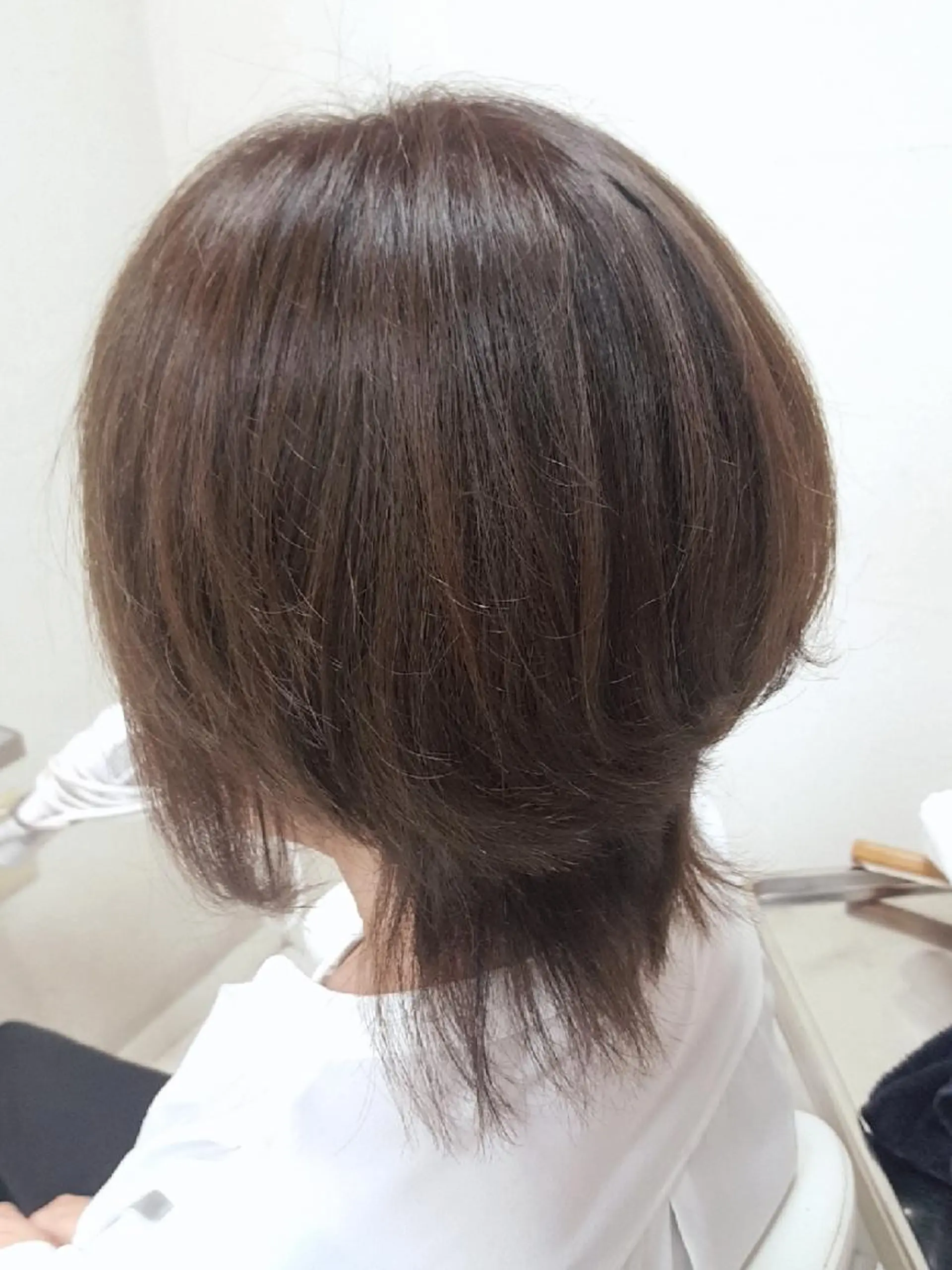 ショート カラー ブラウンカラー カット ヘアカラー トリートメント 菊地 美憂のヘアスタイル