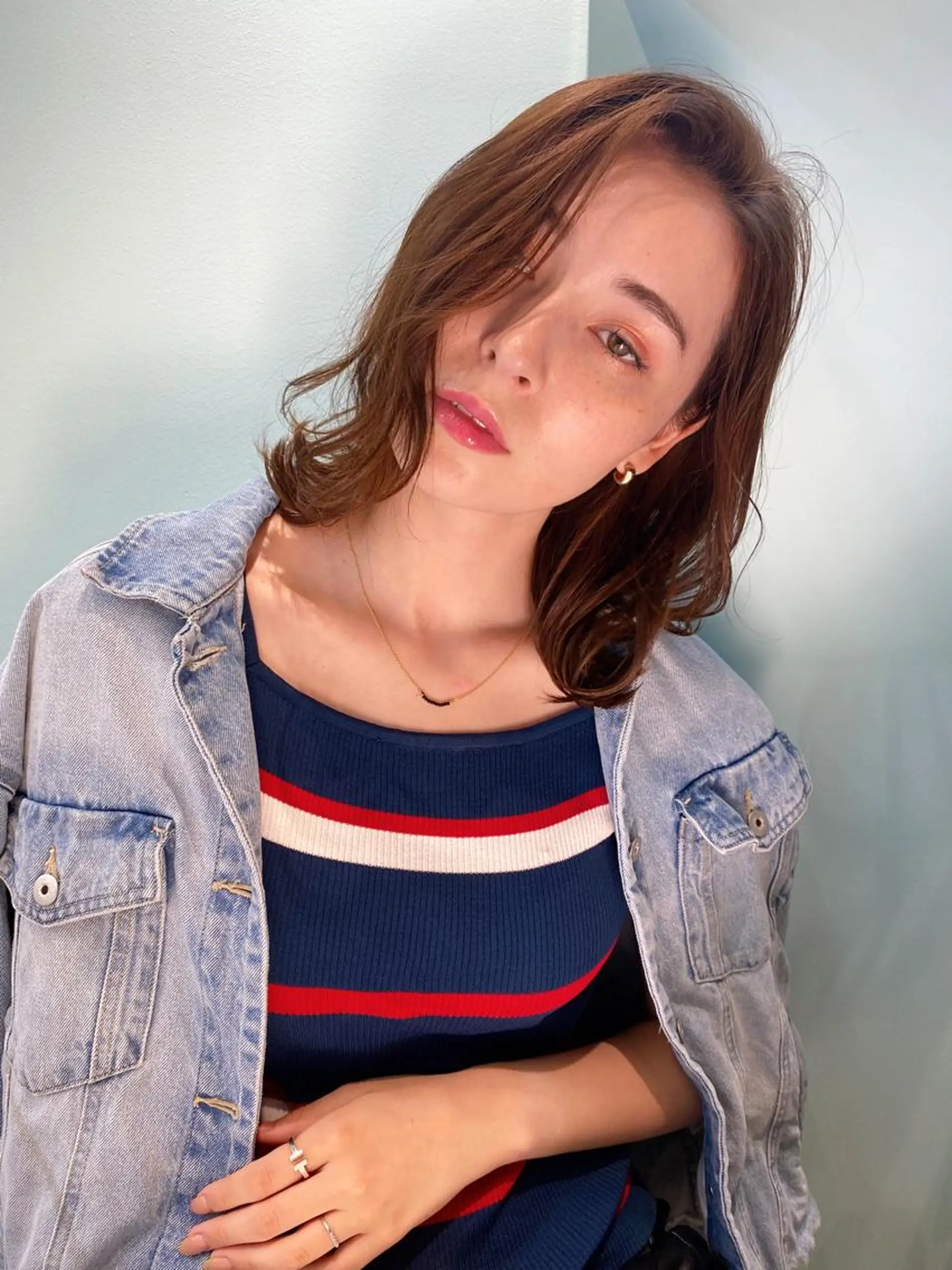 ショート カラー カット ヘアカラー トリートメント 岡野 静華のヘアスタイル