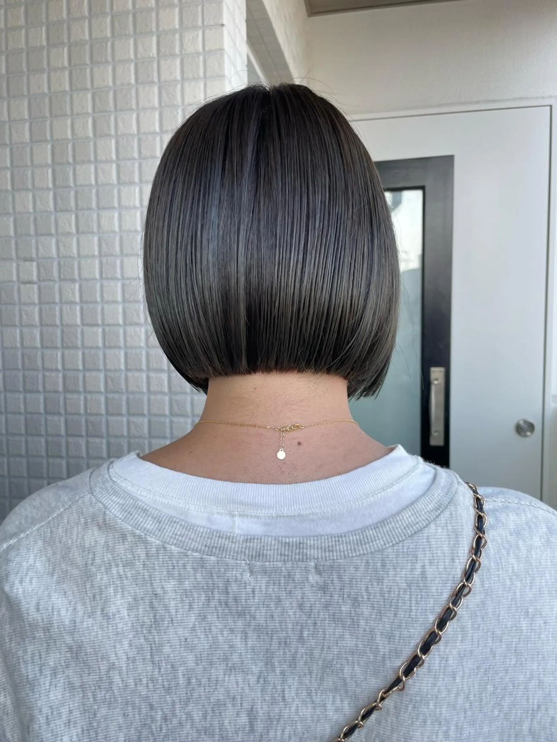 ショート カラー ボブ カット ヘアカラー トリートメント ヘアセット メンズ特化 パーマ/オザワのヘアスタイル