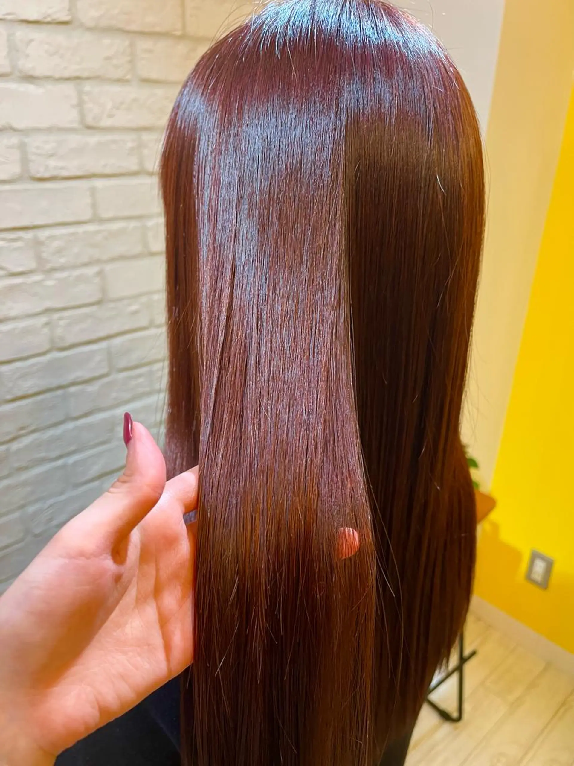 ロング カラー レッドカラー 髪質改善✨/中屋敷 はじめのヘアスタイル