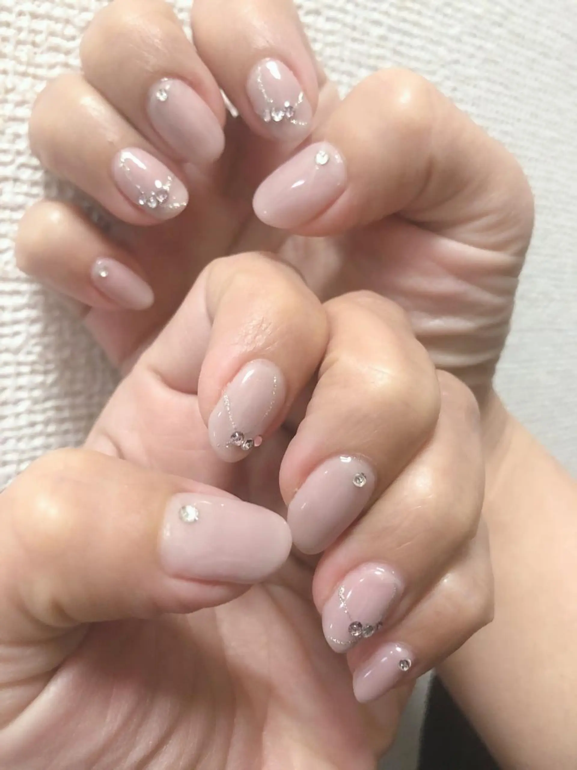 ネイル ストーンネイル ハンドネイル Lokahi NAILのネイルデザイン