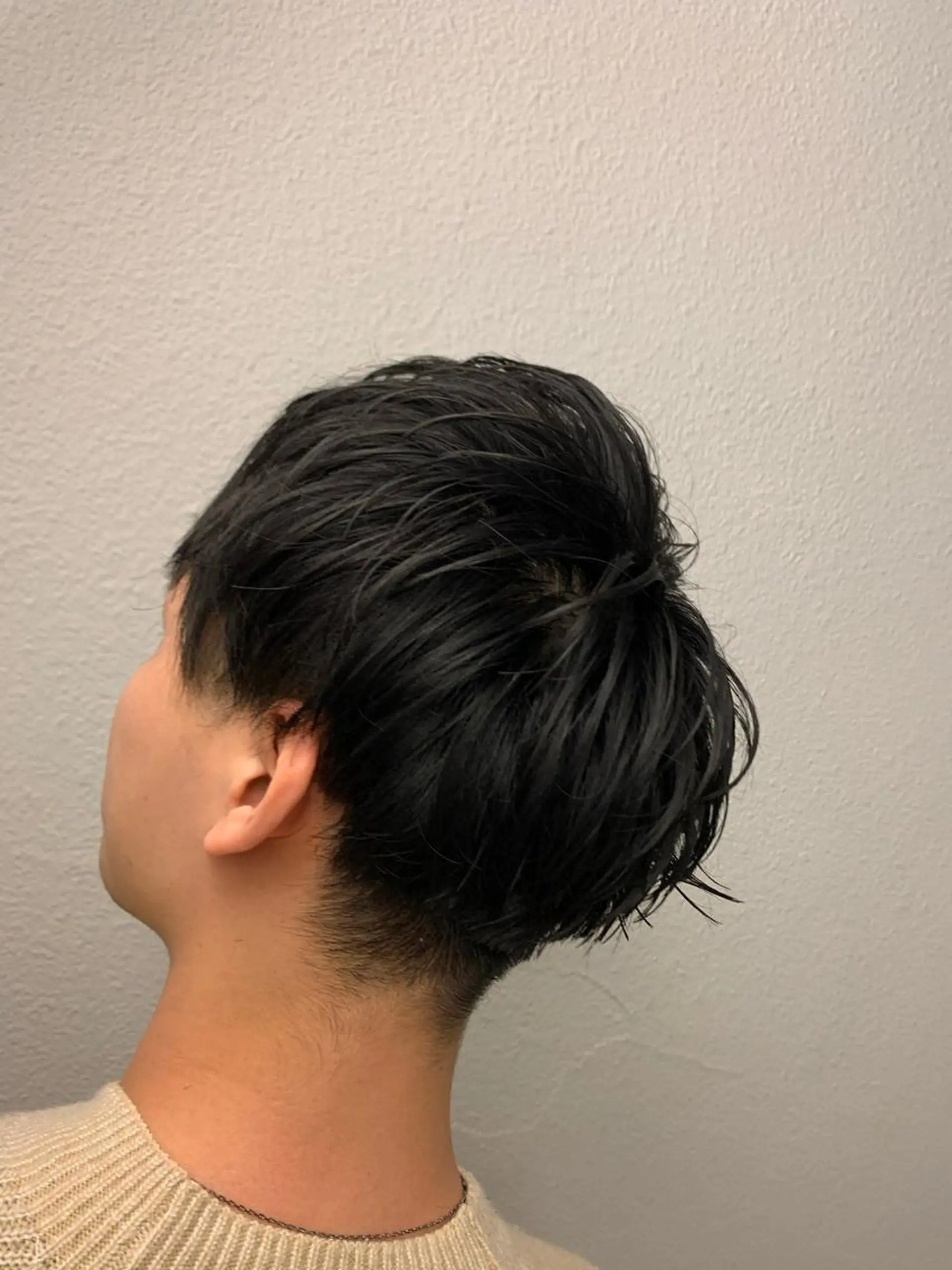 ミディアム メンズ ヒロ銀座 バーバーショップ神楽坂所属・ひらお あおとのヘアスタイル