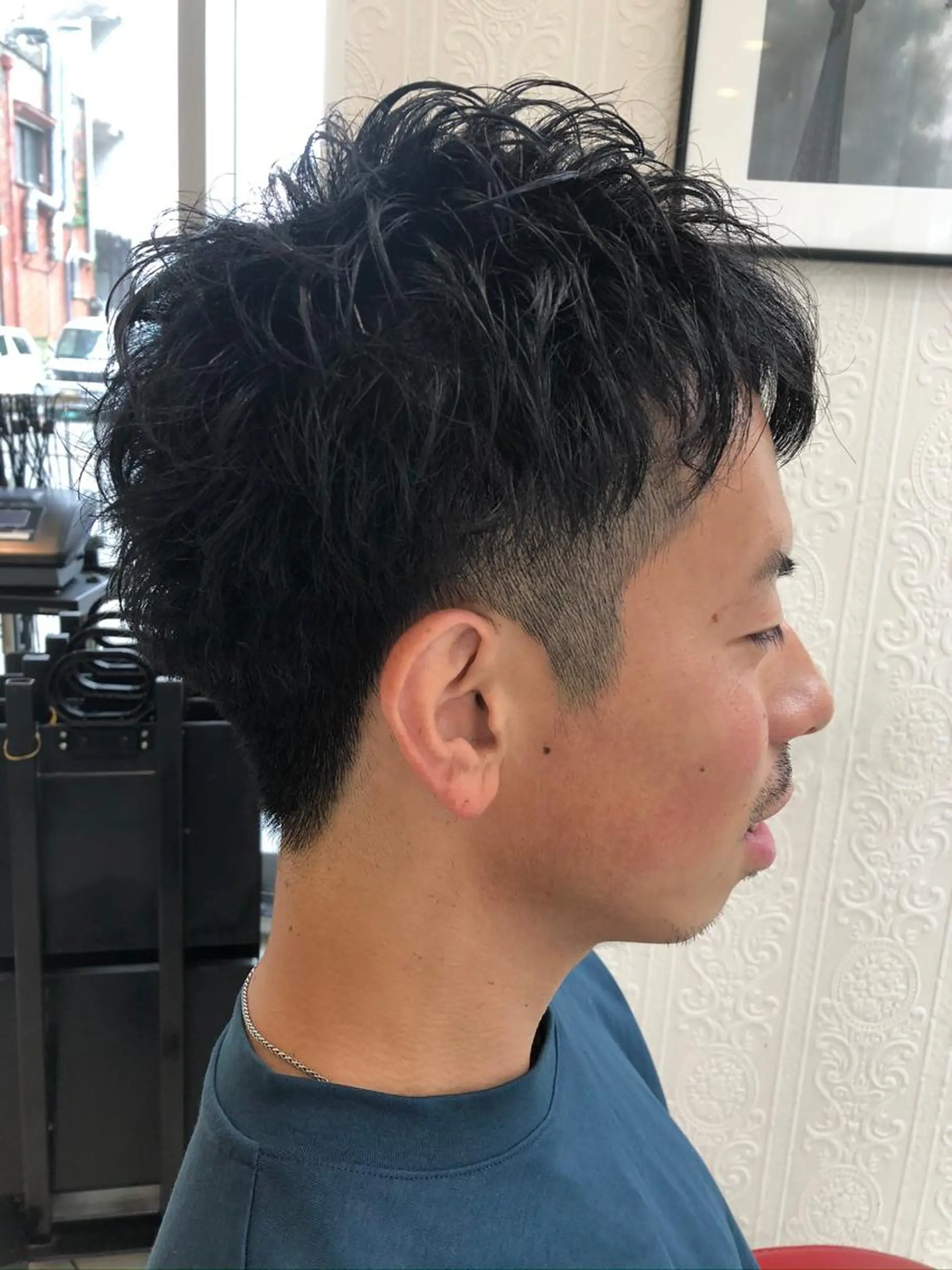 ショート パーマ メンズ 🍀富久 永梨🧸のヘアスタイル