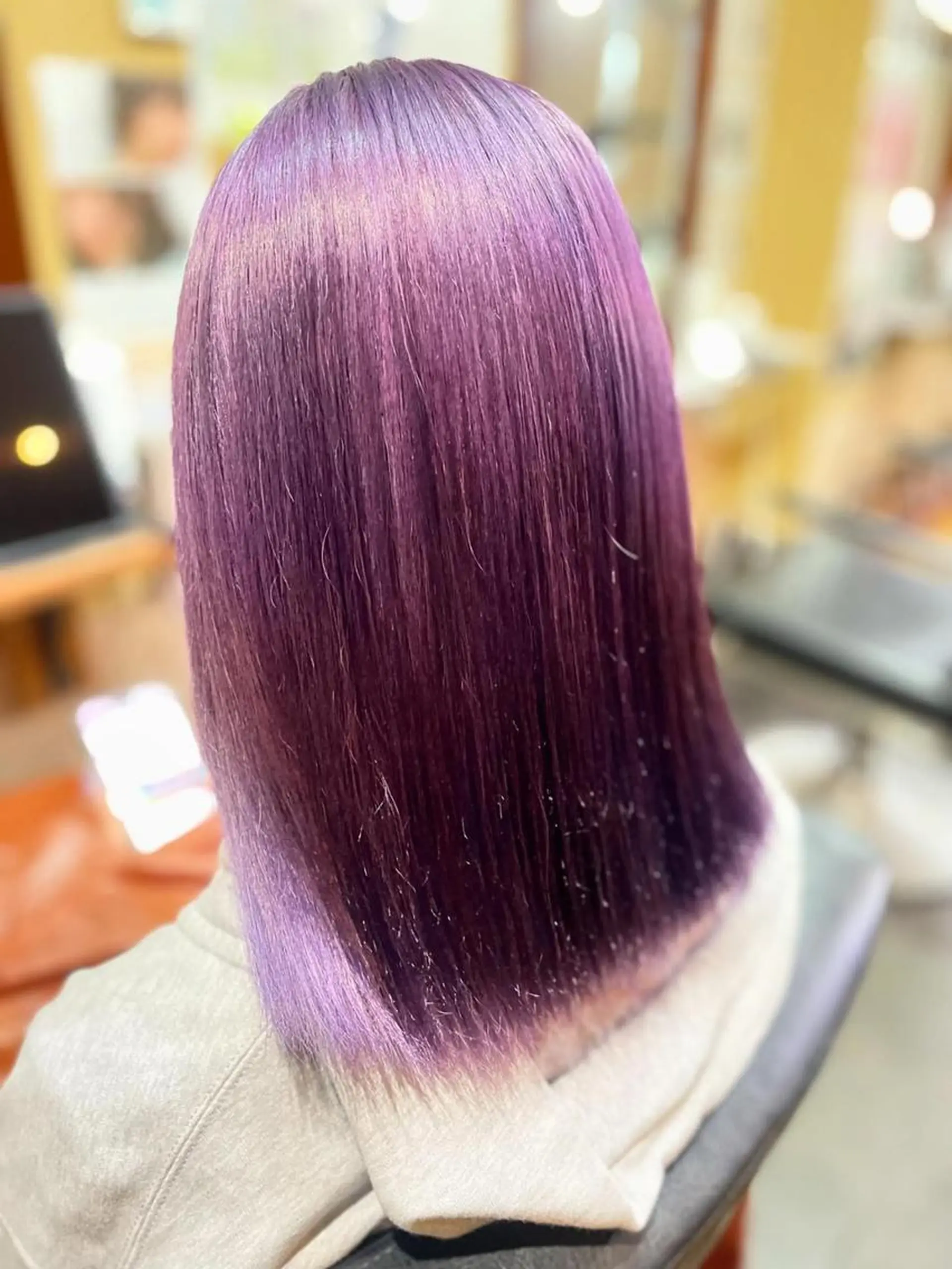 ミディアム パピヨンロゼ中川 髪質改善/低ダメージのヘアスタイル