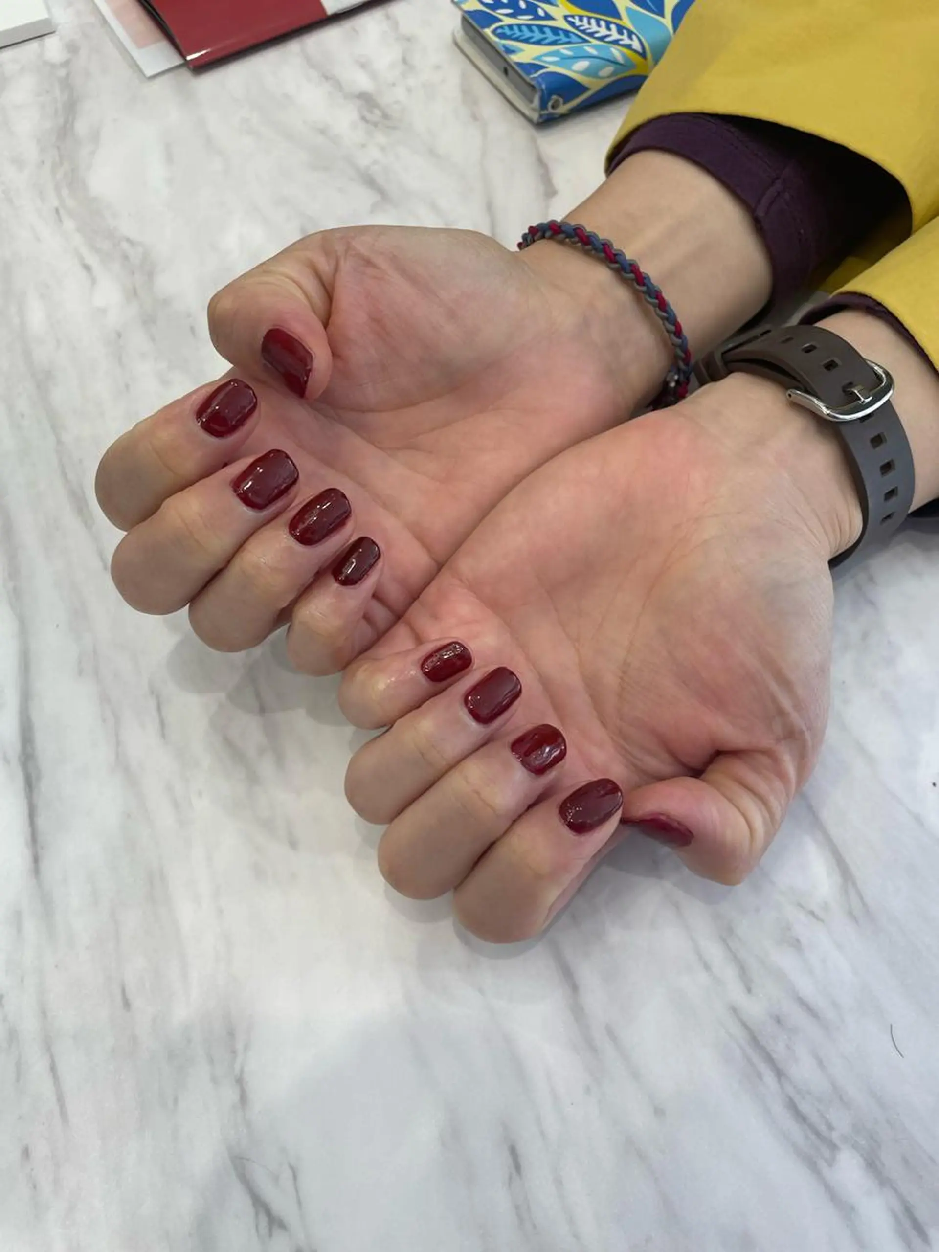 ネイル ボルドー 🧁はるひ/ ZEST Ivy🎀のヘアスタイル
