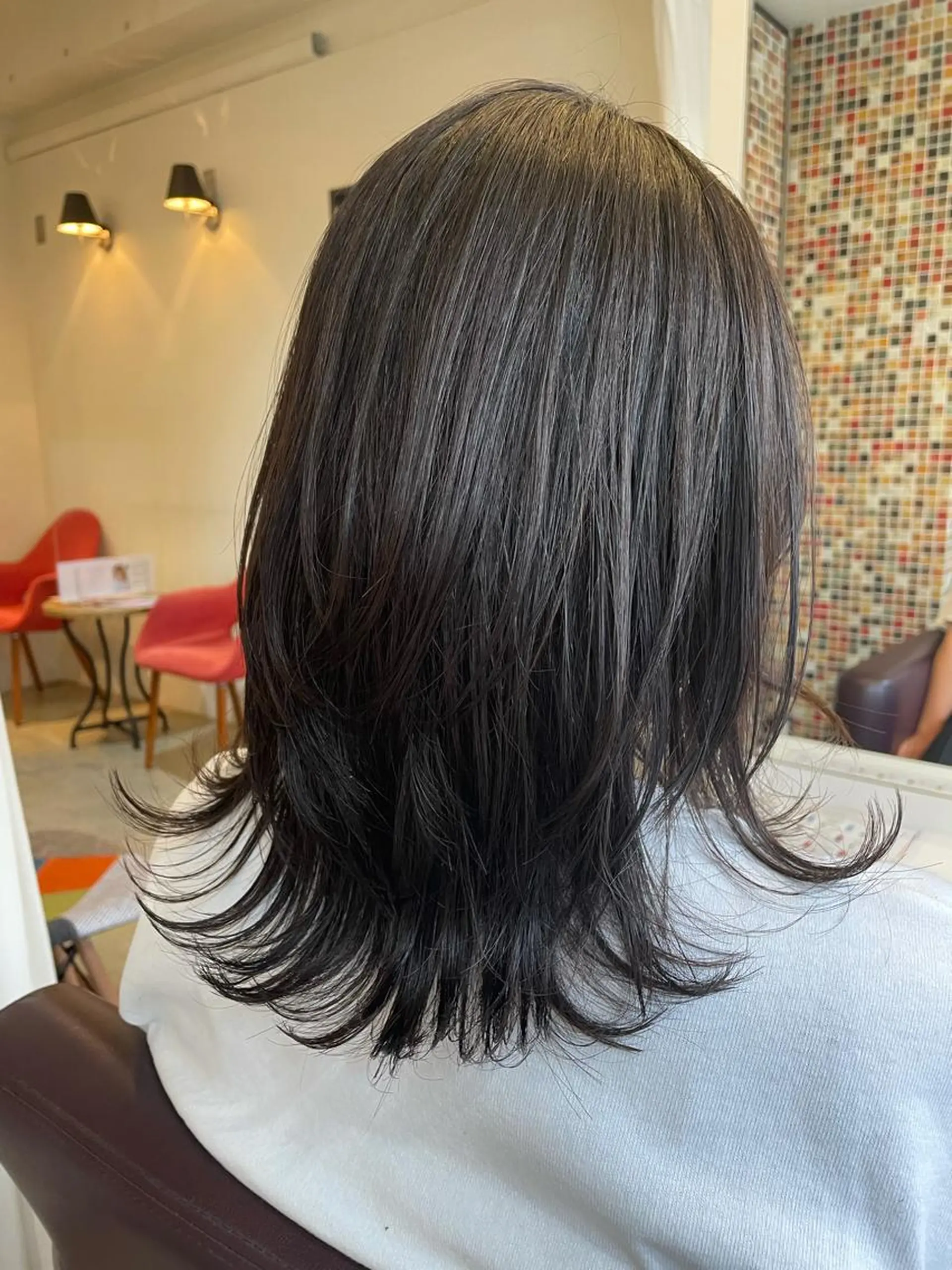 ミディアム ウルフカット 【azure横浜】 🧸misaki🌸のヘアスタイル