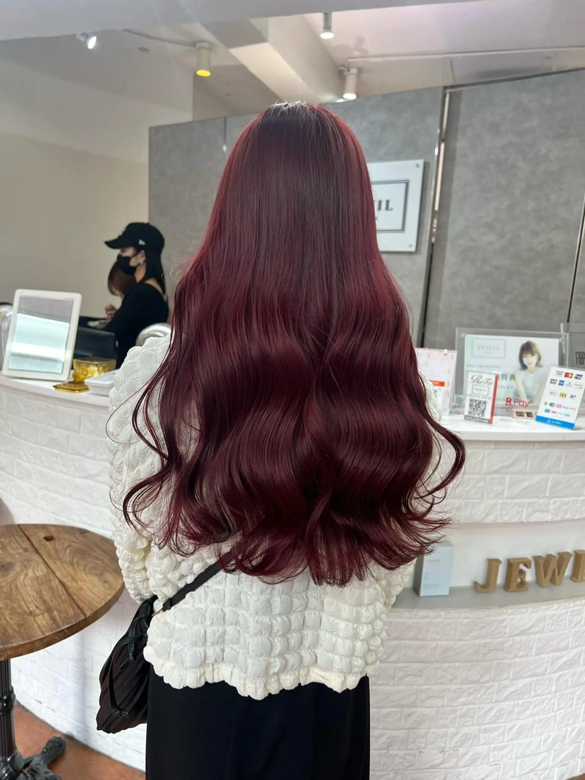 ロング カラー ブリーチ ピンクカラー ピンクカラー/ ブリーチなしRINAのヘアスタイル