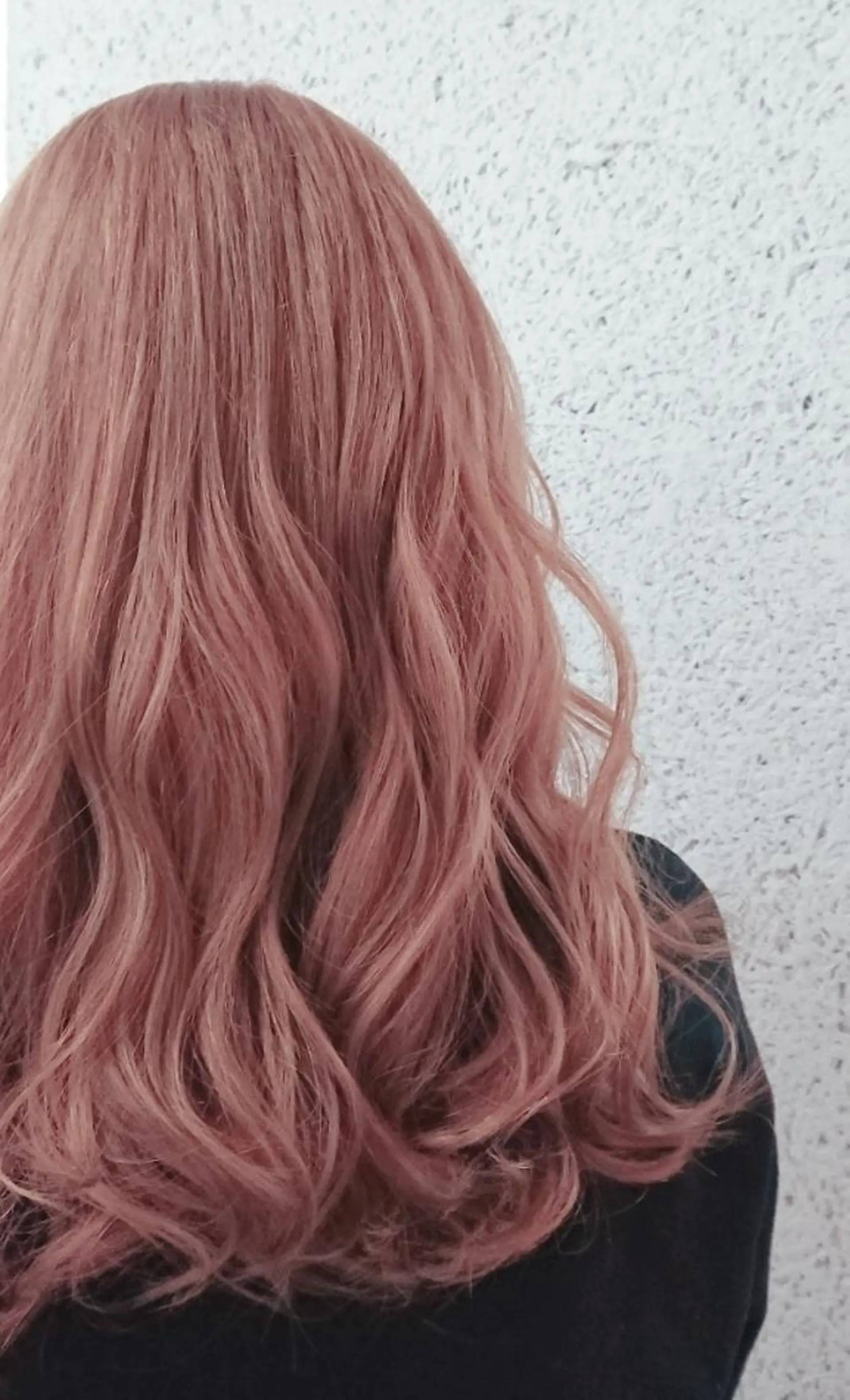 ロング カラー パーマ ヘアアレンジ ブリーチ デザインカラー ダブルカラー ピンクカラー トリートメント カット ヘアカラー トリートメント かわい ゆうな 髪質改善/縮毛矯正のヘアスタイル