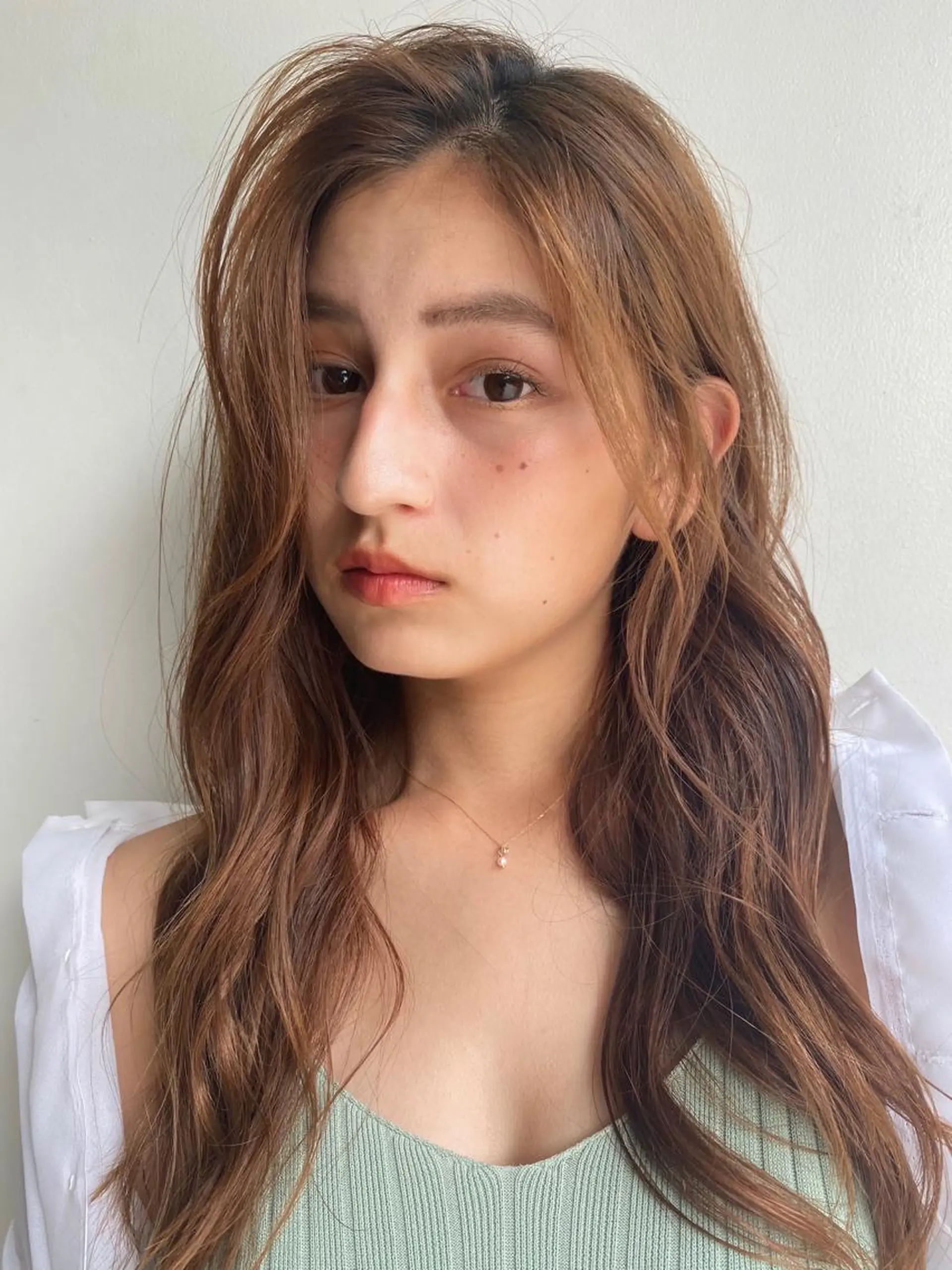 ロング カラー les baladins du miroir所属・🍃YURI 🍃のヘアスタイル