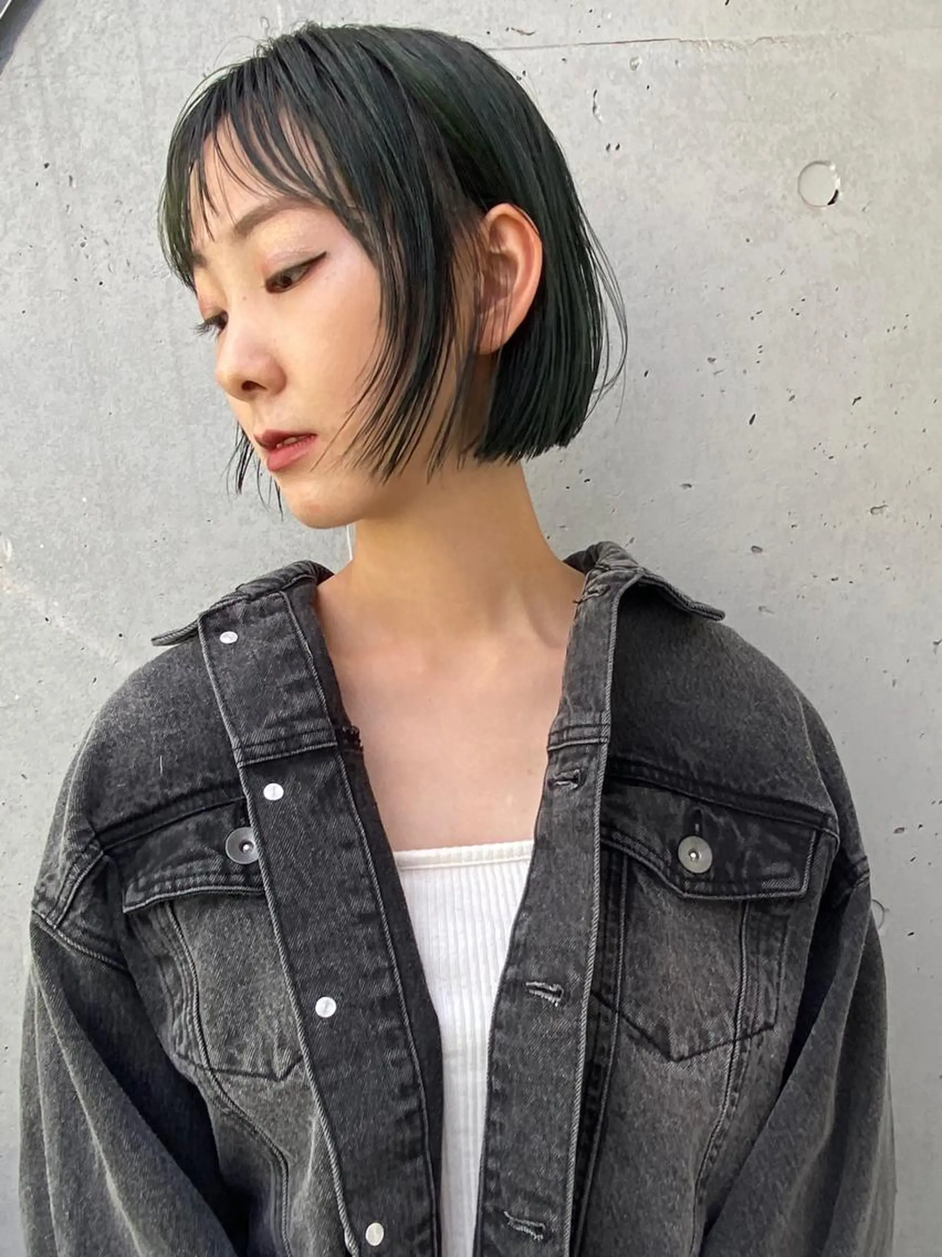 ショート カラー ボブ レイヤーカット カット レイヤーカット /透明感/千葉怜寿のヘアスタイル