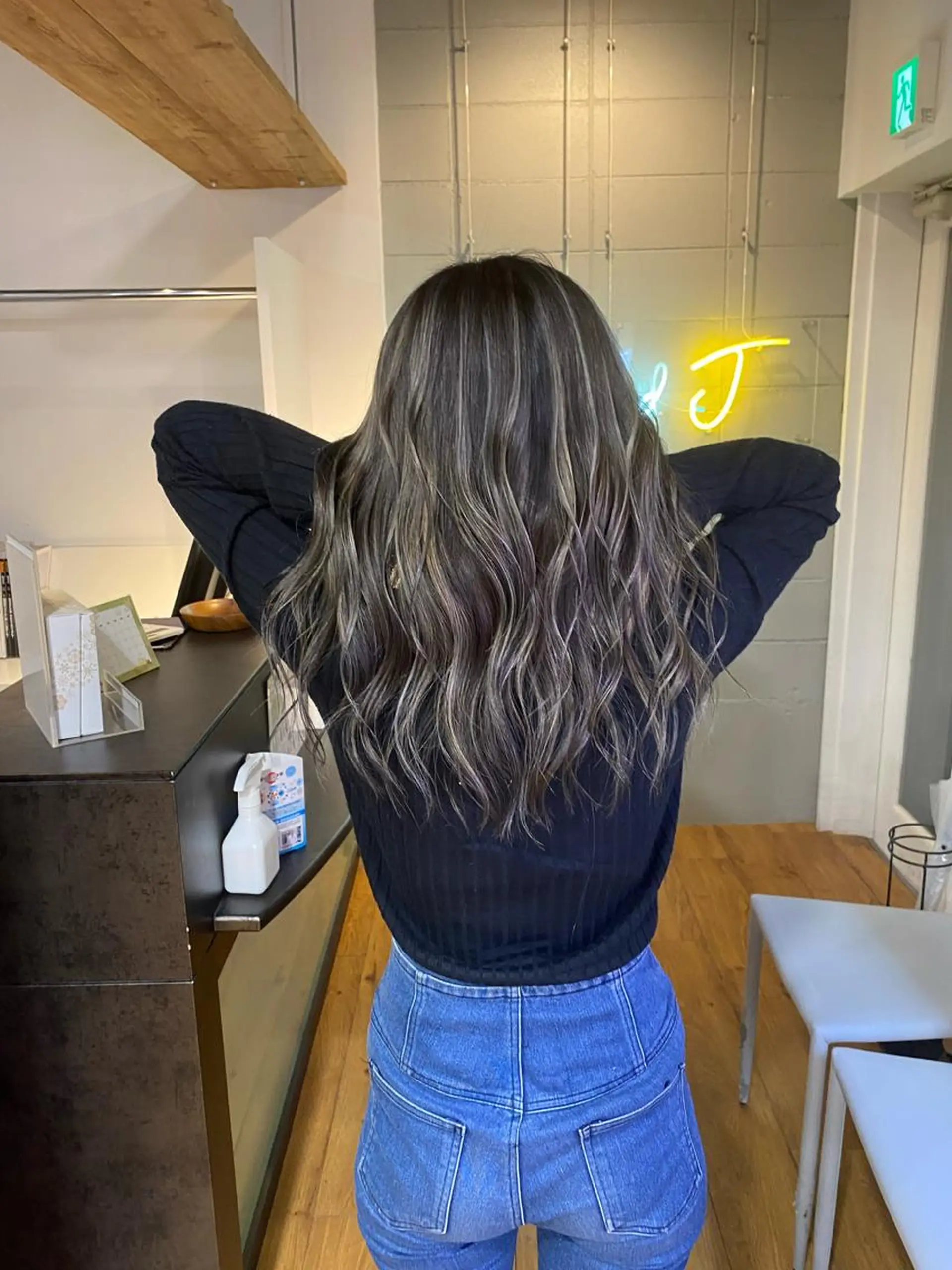 ミディアム カラー ヘアアレンジ 久米 治仁のヘアスタイル