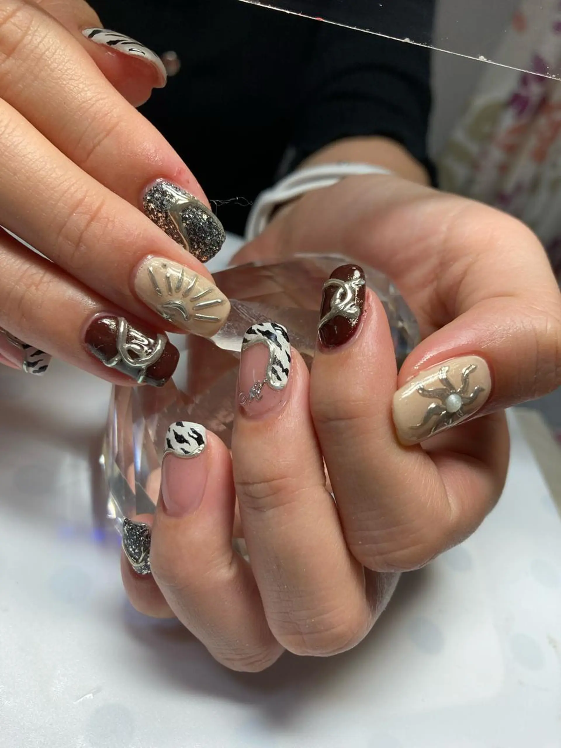 ミディアム ネイル nail yukkoのネイルデザイン