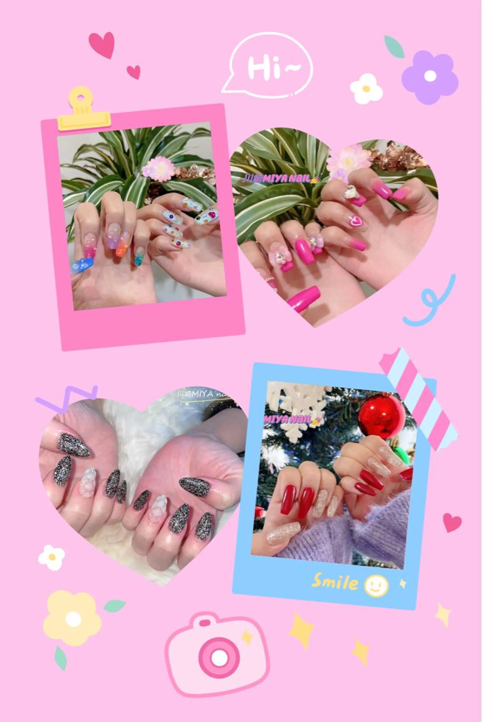 ロング 💜MIYA nail川崎店のネイルデザイン