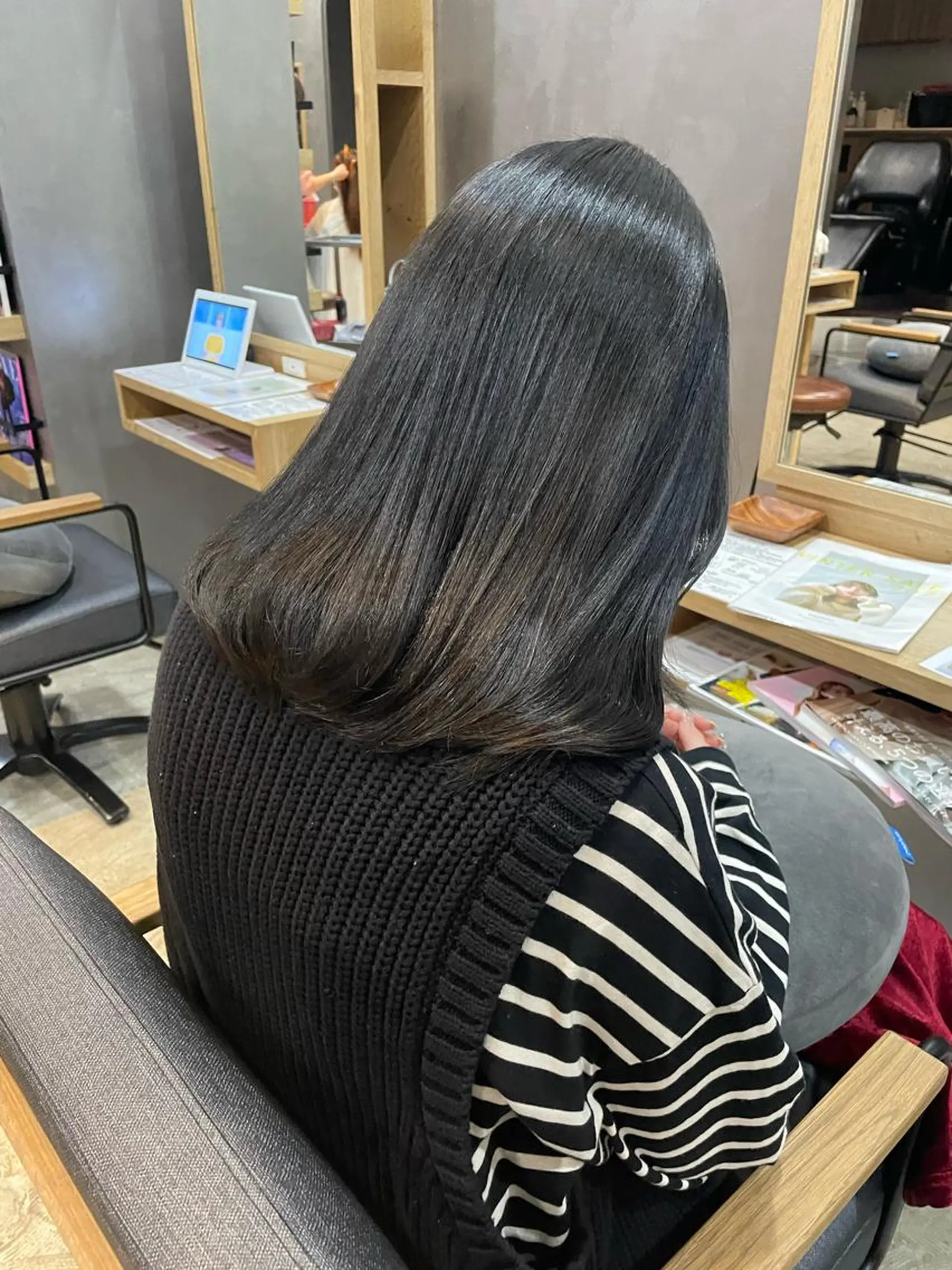 ミディアム 上村 颯のヘアスタイル