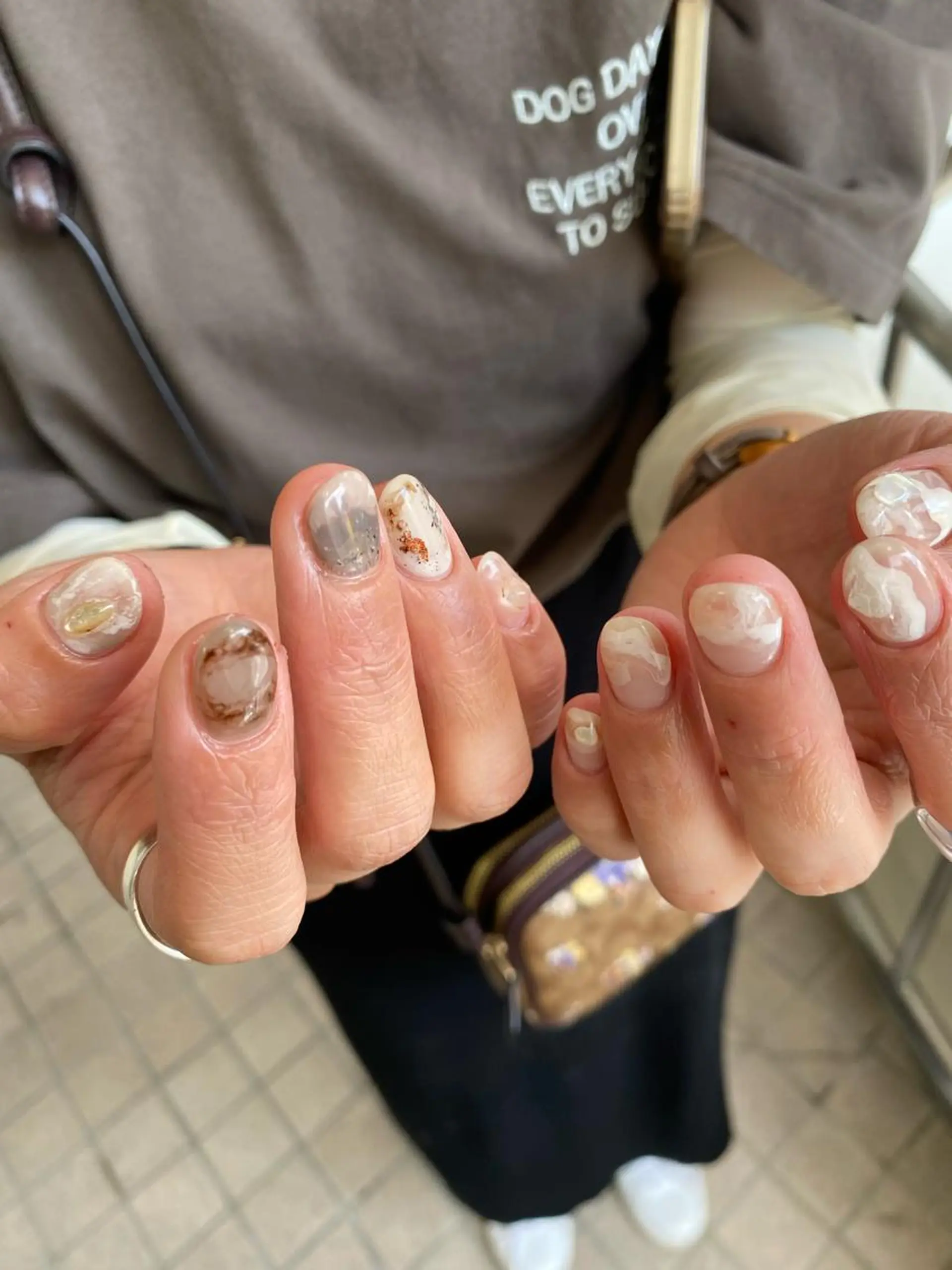 ネイル 持ち込み ハンドネイル nable.所属・栗林 実莉のネイルデザイン