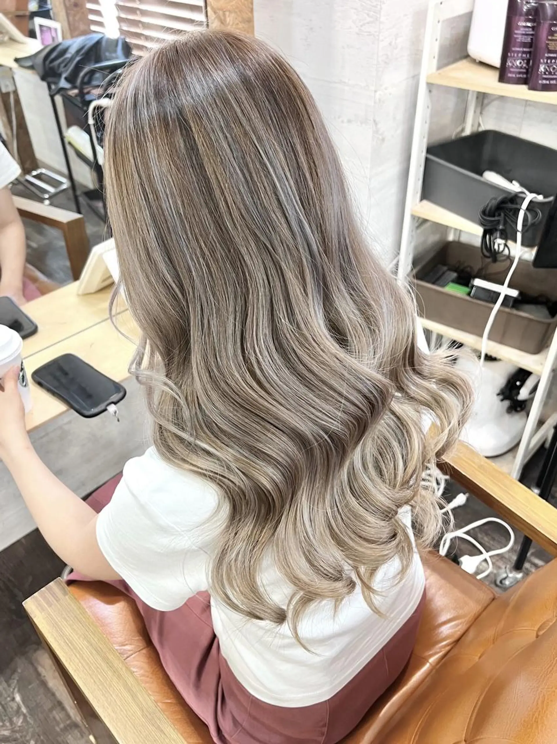 ロング カラー カット ヘアカラー プチプラ&ハイクオ リティ✰Lilly✰のヘアスタイル