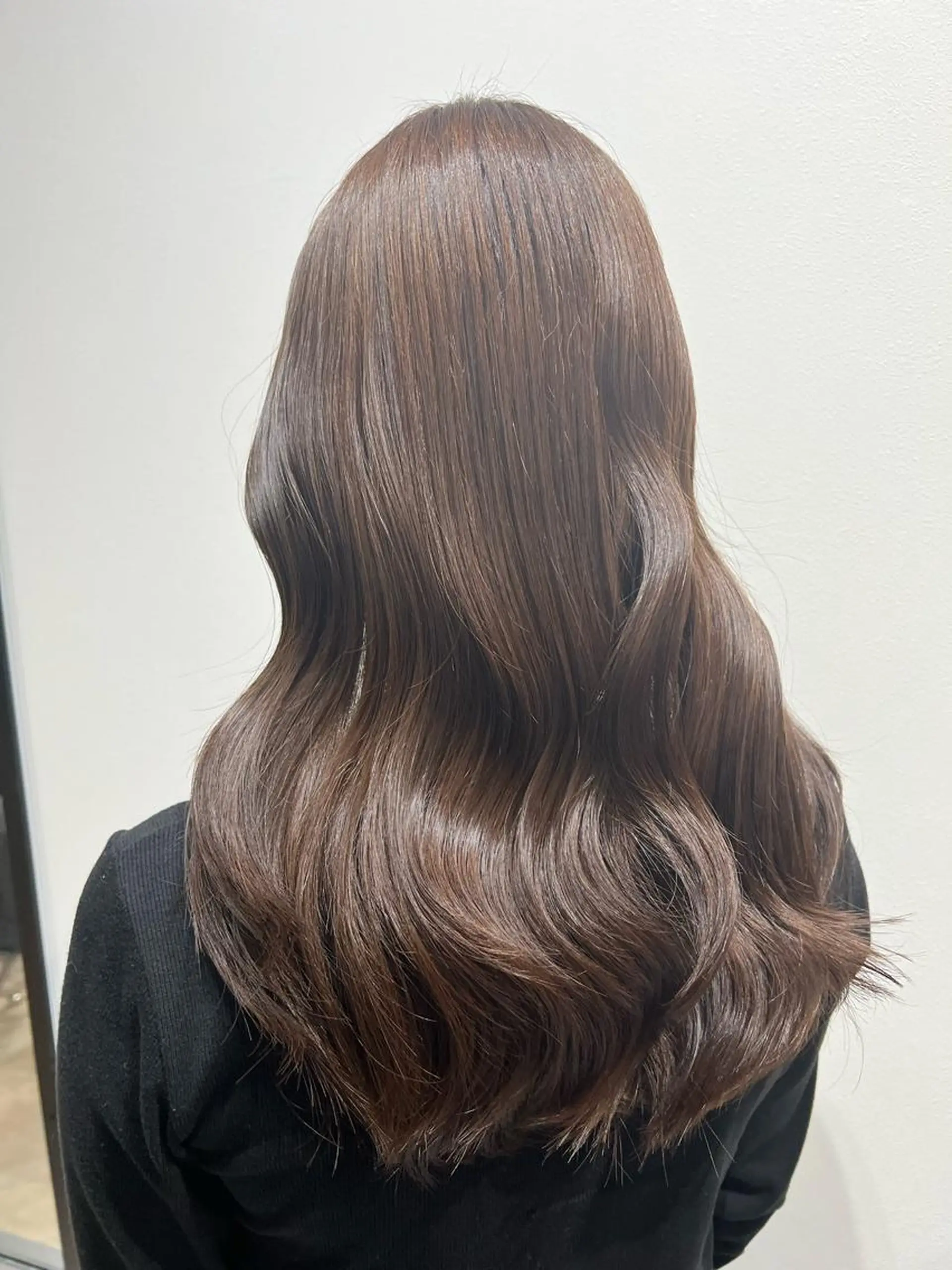 ロング カラー ヘアアレンジ ブリーチ グレージュ ブリーチなしカラー 顔まわり職人🇰🇷 韓国ヘア/KAITOのヘアスタイル