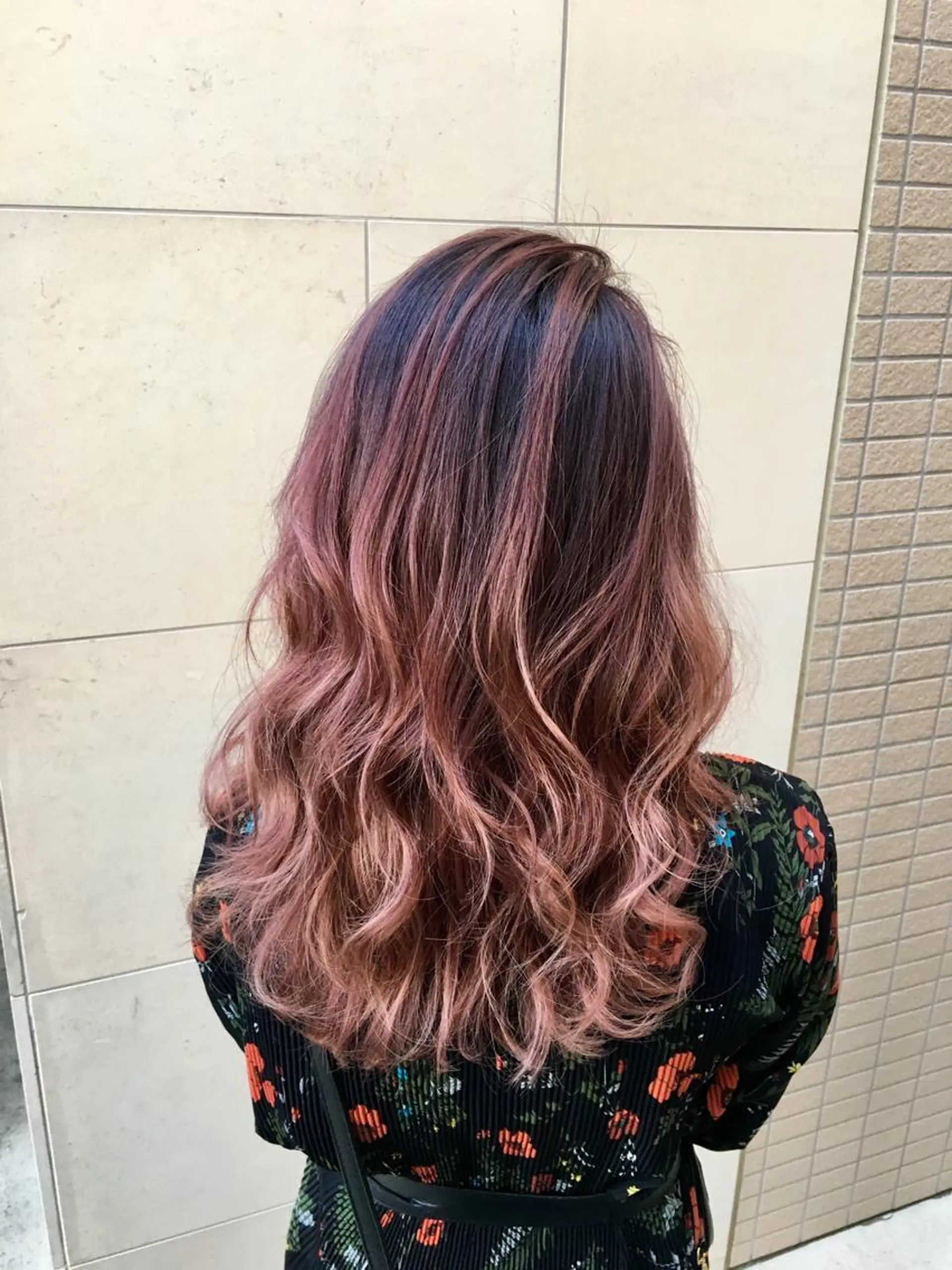 ロング カラー ショート、ボブ シマダマサトのヘアスタイル