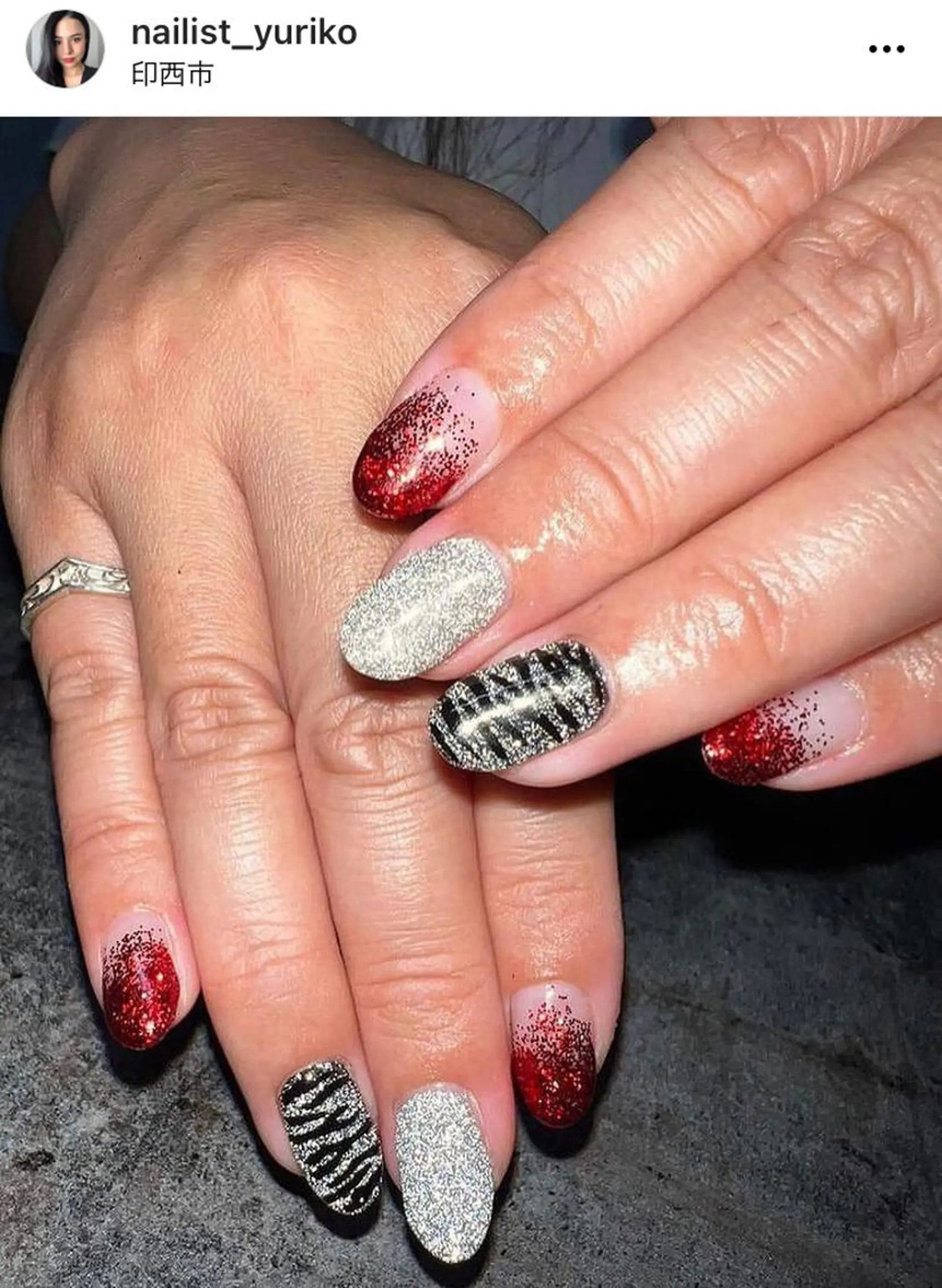 ネイル ハンドネイル 宮本 百合子のネイルデザイン