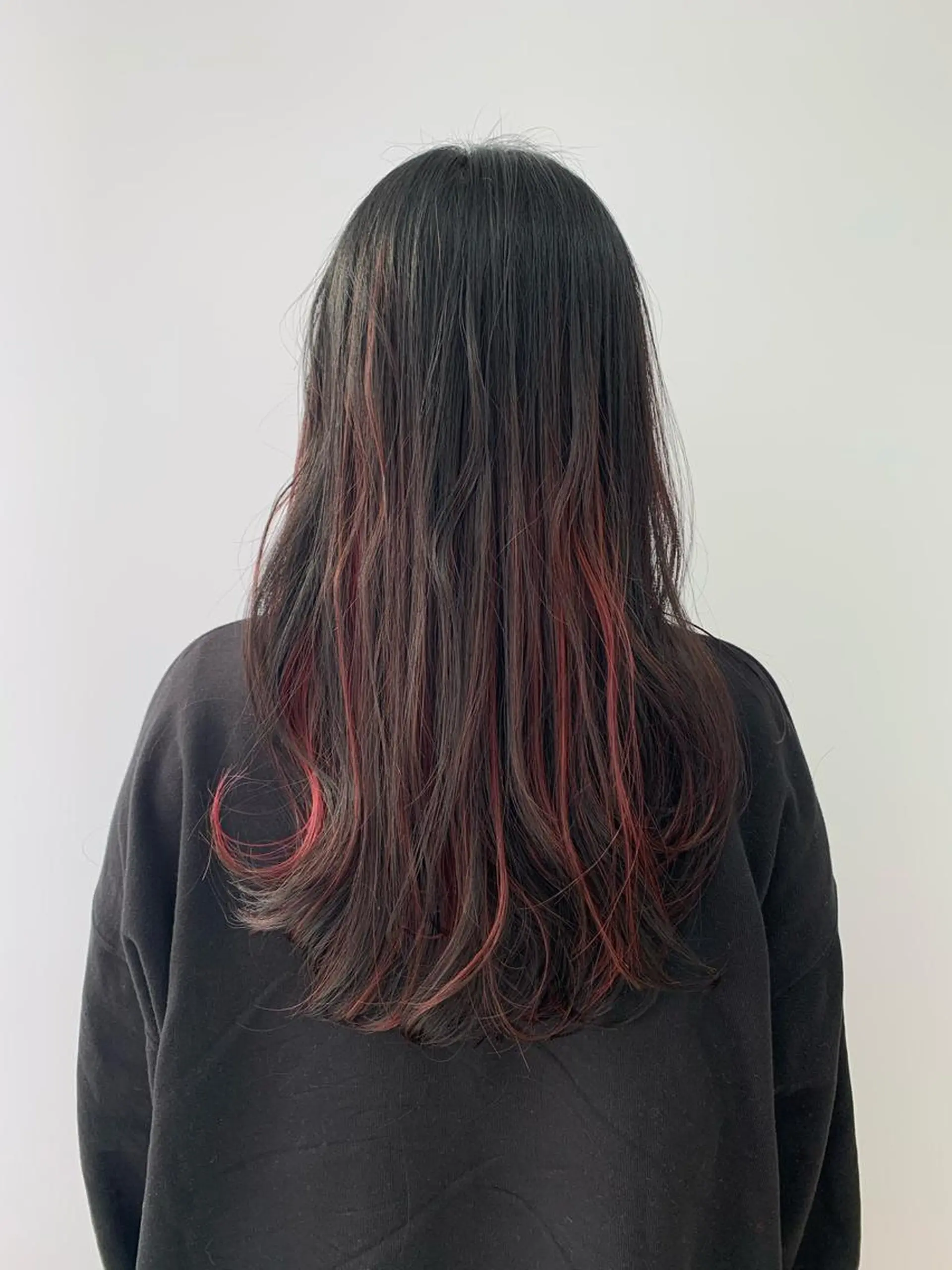 ロング カラー ハッシュカット/四条 烏丸/寺本弘樹のヘアスタイル