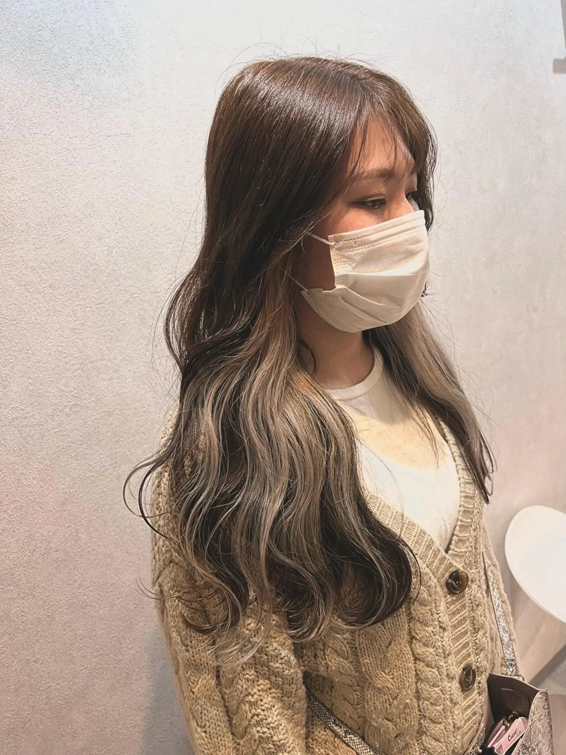 ロング カラー 🌿海山龍馬🌿前髪 /顔まわり/レイヤーのヘアスタイル