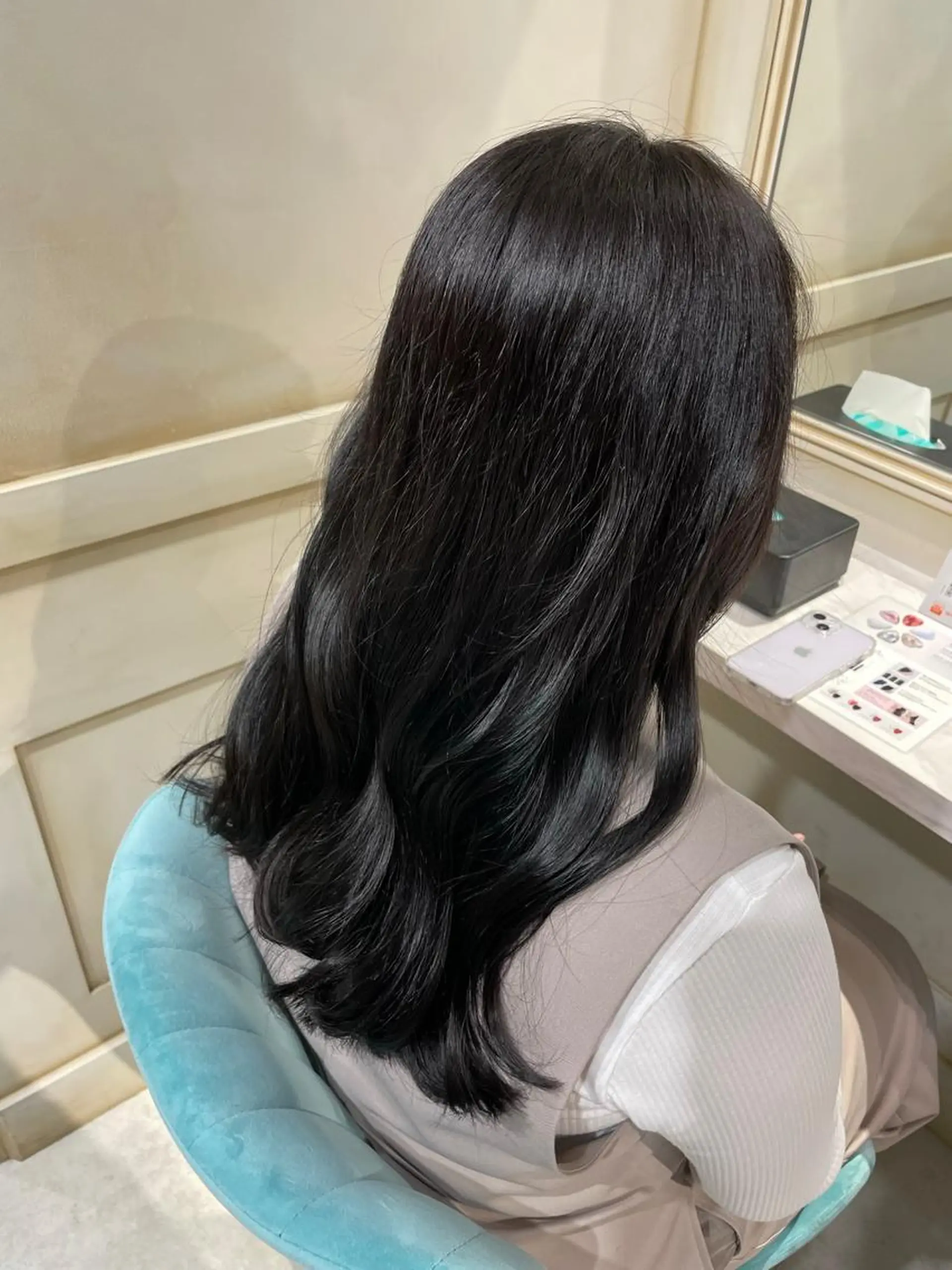 ロング カラー 🌷ピンク/韓国風 暖色カラー ゆい🌷のヘアスタイル