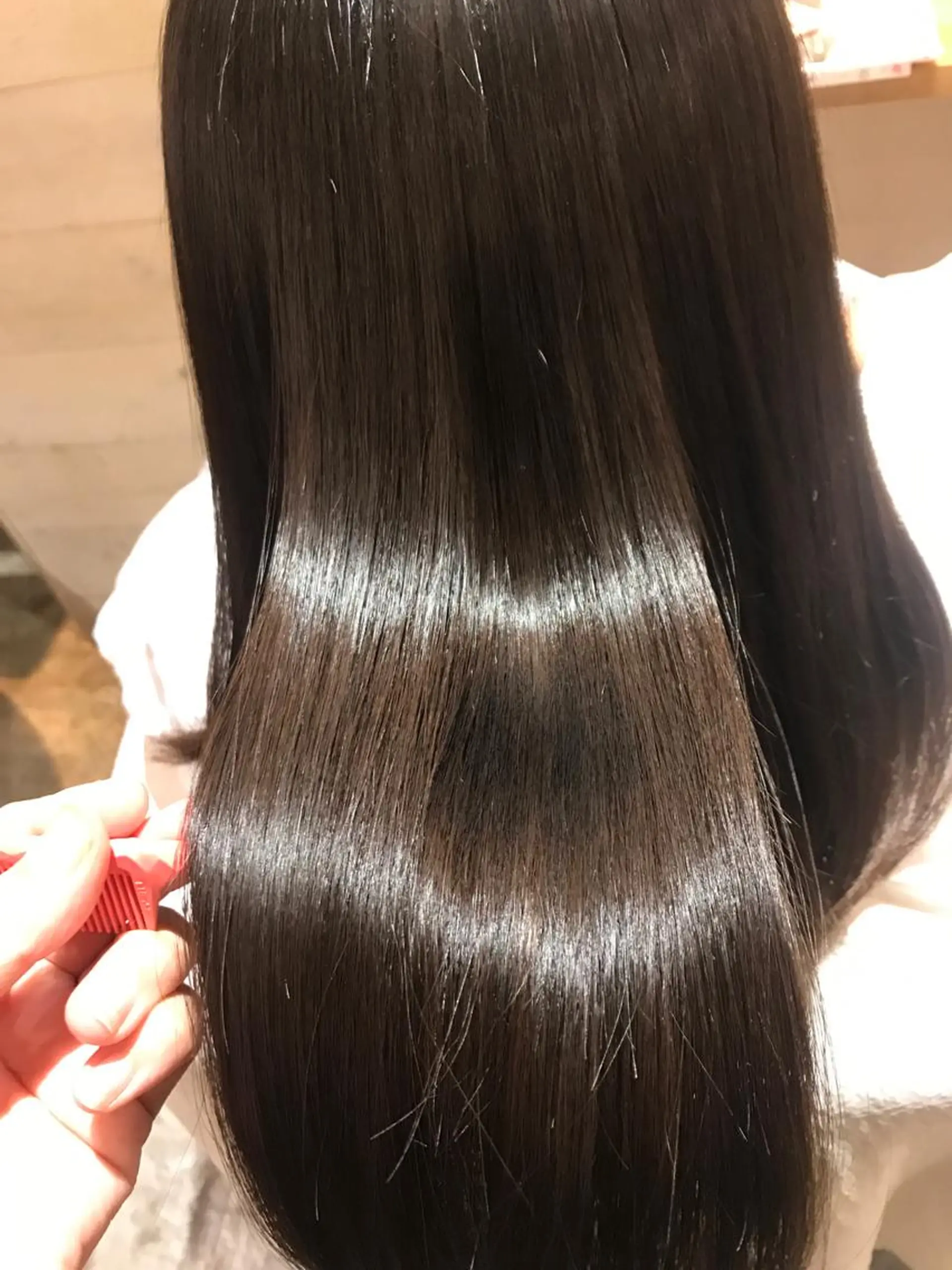 ロング カラー 髪質改善×矯正🫧 韓国ヘアasamiのヘアスタイル