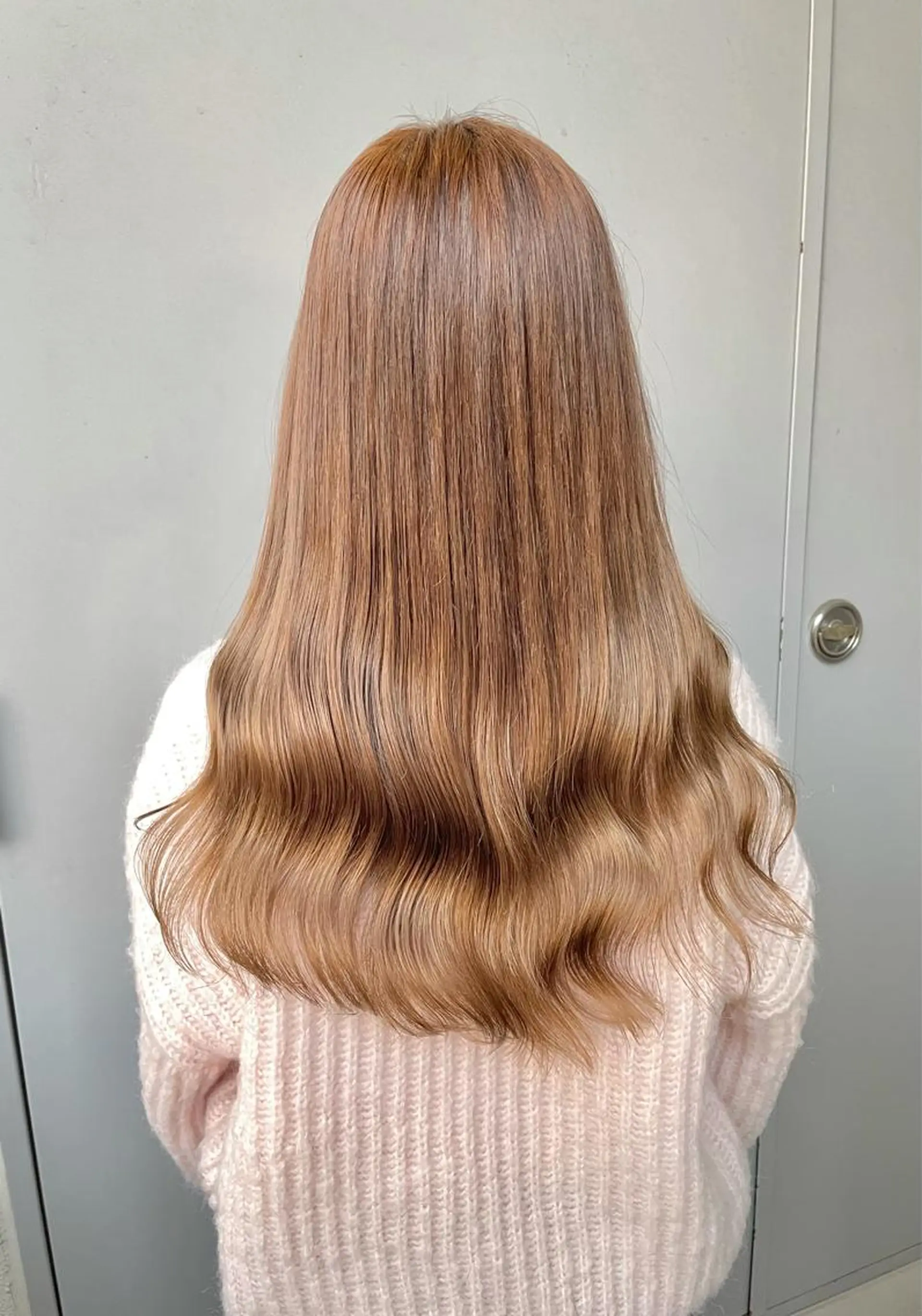 ロング カラー カット ヘアカラー トリートメント ヘッドスパ ヘアセット ベージュカラー💖 やすひろのヘアスタイル
