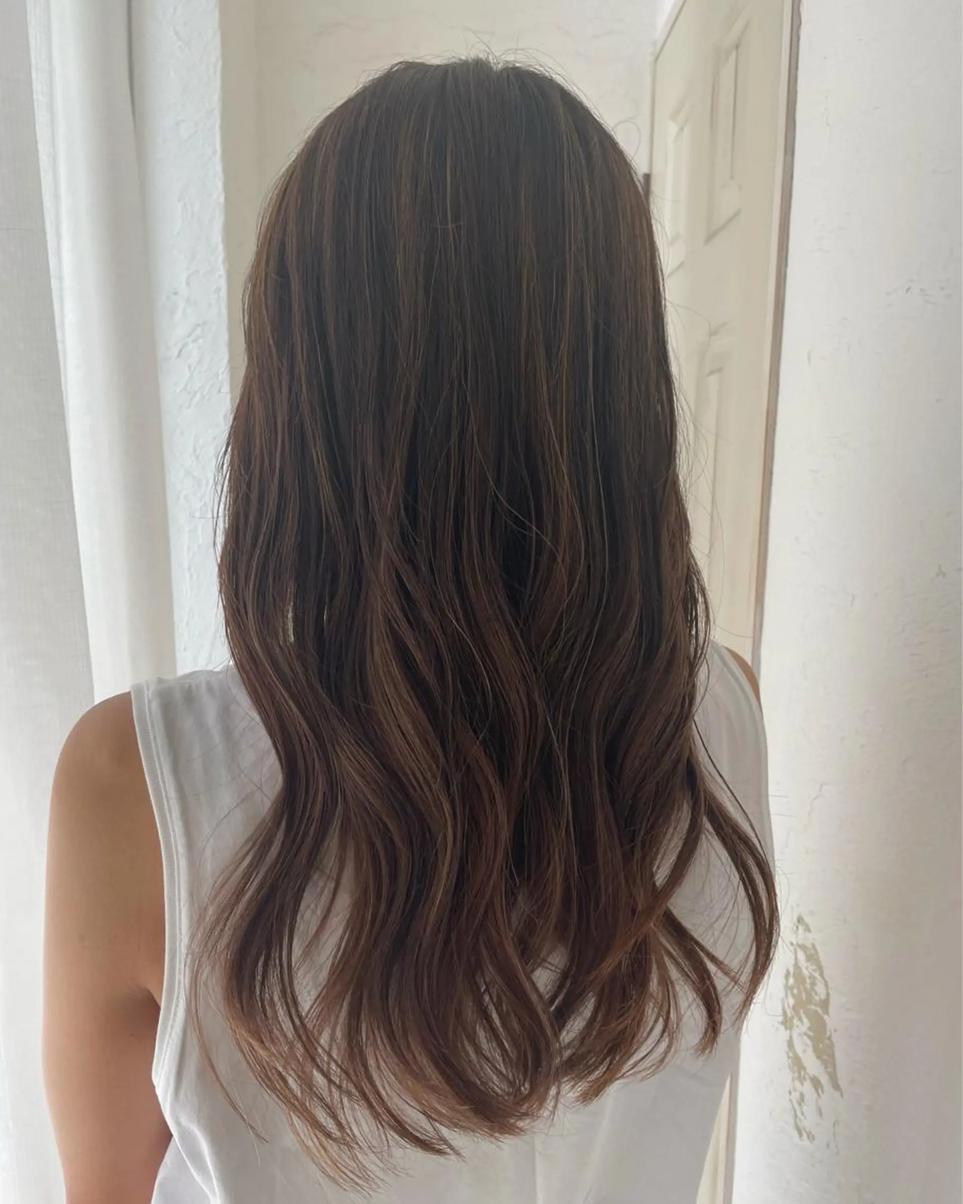 ロング カラー fio マナミのヘアスタイル