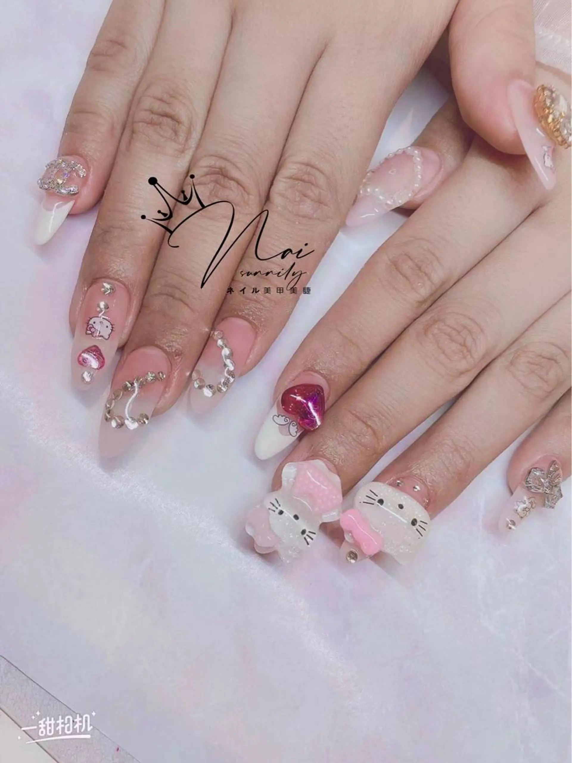 ネイル 持ち込み 長さだし専門店 M2　rikaのネイルデザイン