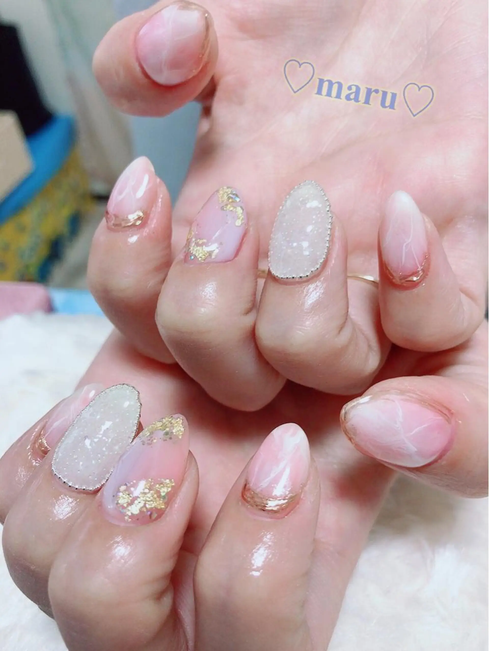 ネイル ハンドネイル フットネイル まるみ ♡のネイルデザイン