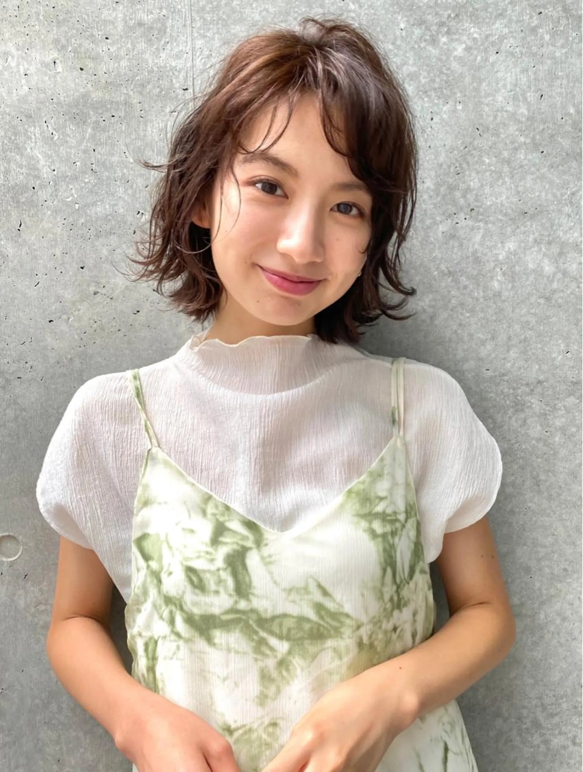 ショート 切りっぱなしボブ ボブ 外ハネヘア 愛されヘア♪ 大森春奈のヘアスタイル