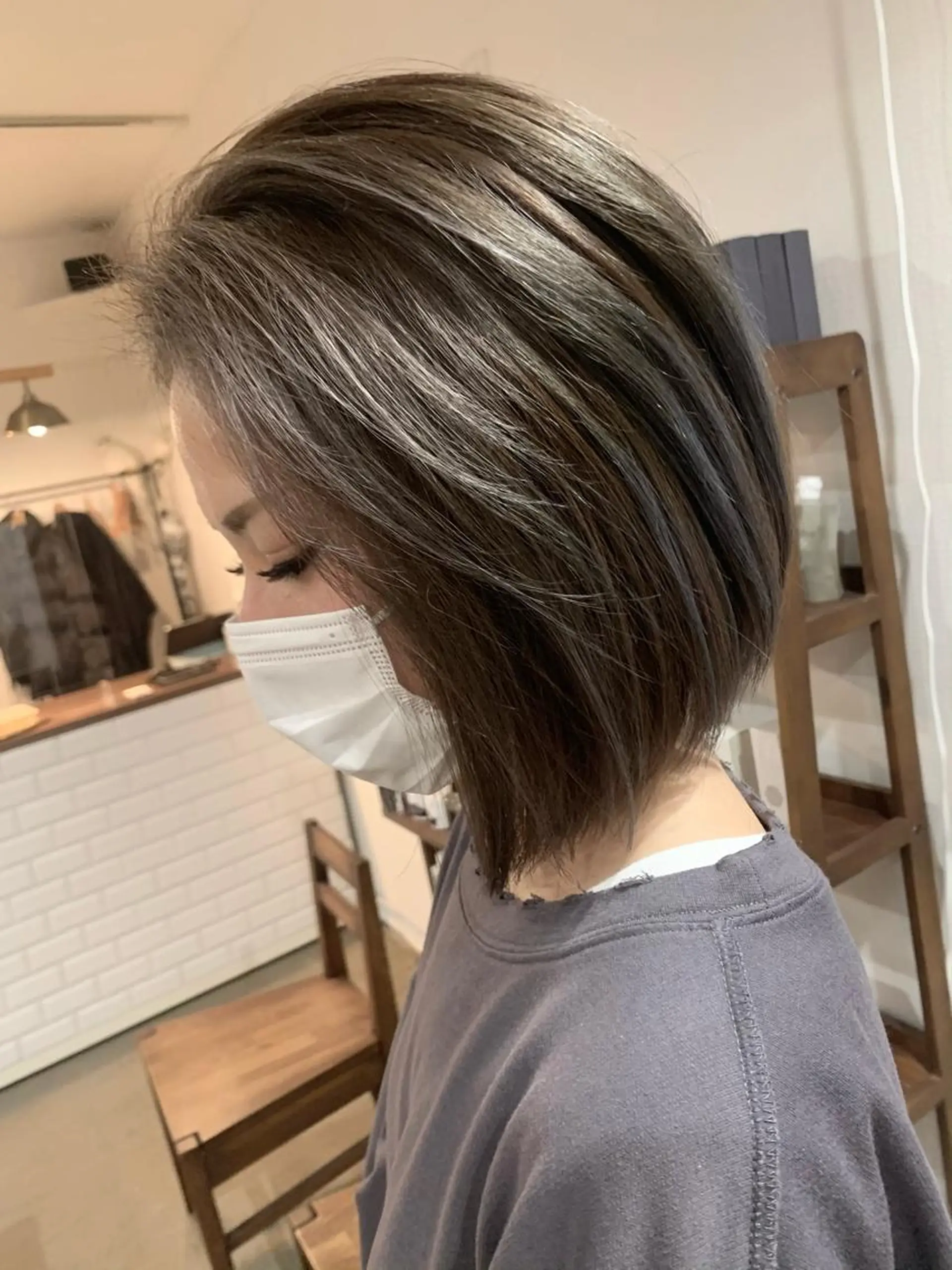 ショート ショートボブ ボブ レイヤーカット ショートヘア カット ヘアカラー Welila by haku所属・Yuuki ウェリラバイハクのヘアスタイル