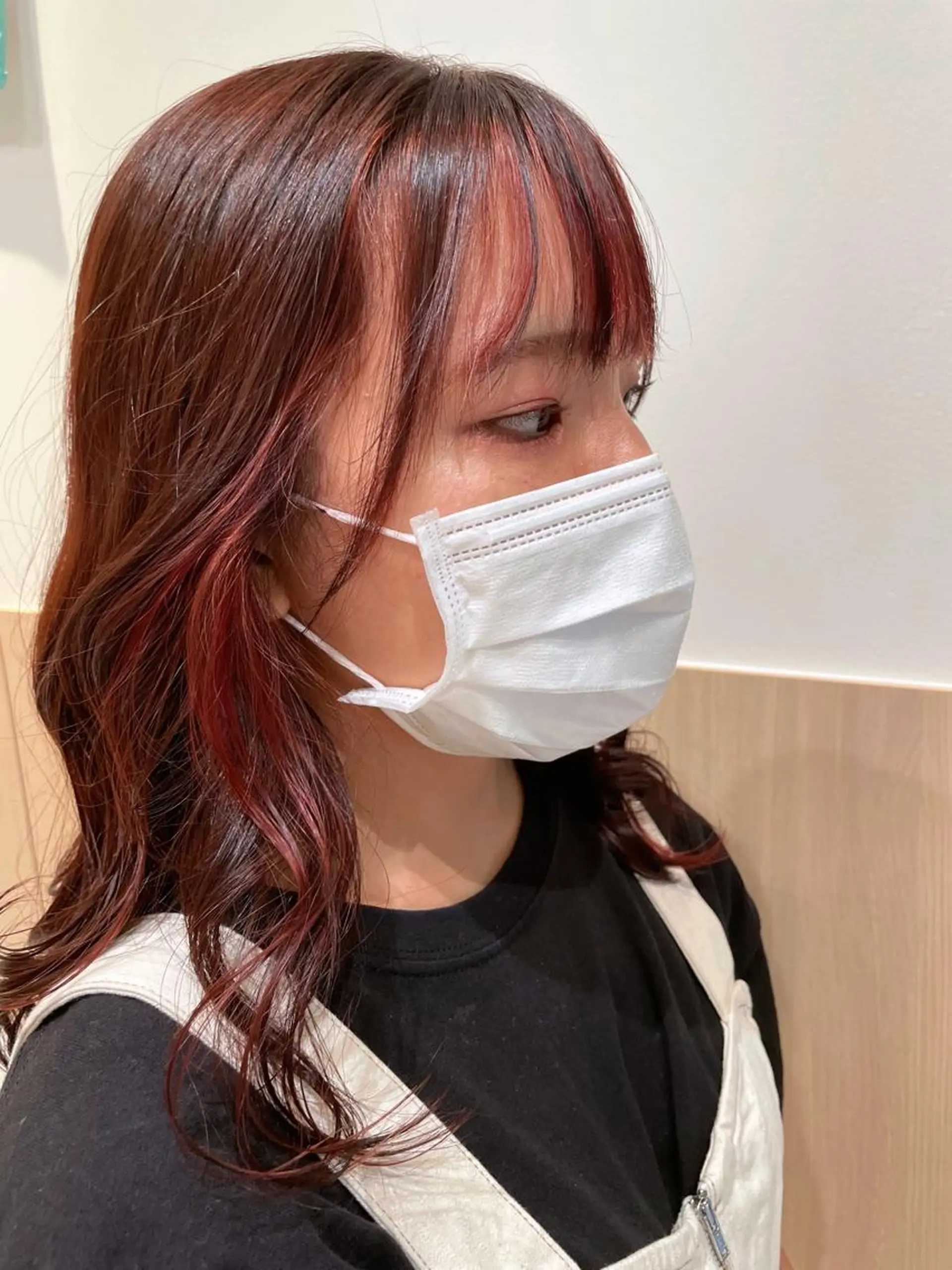 セミロング 💗モデルカット 募集中のヘアスタイル