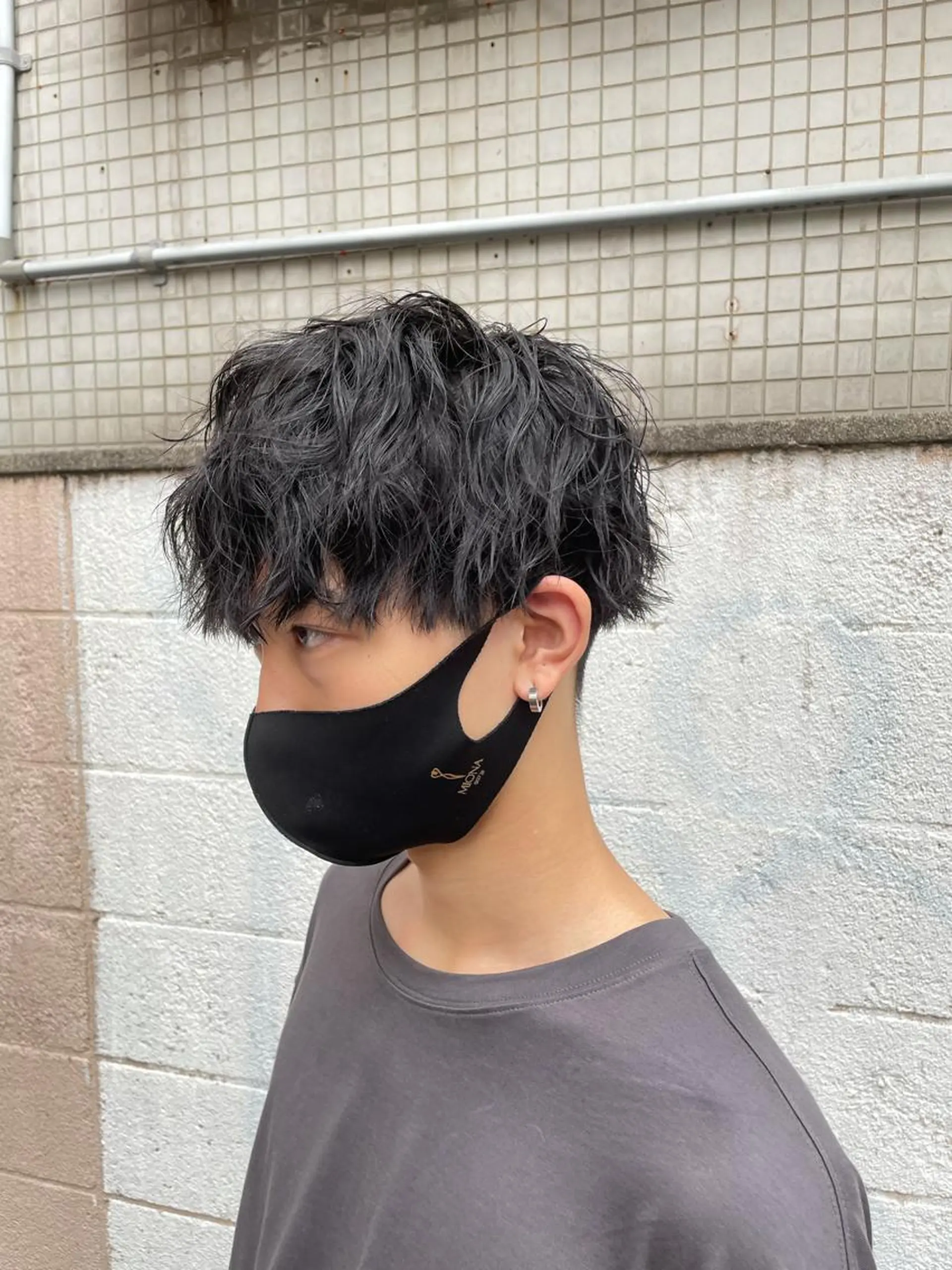 ミディアム ミディアムパーマ 渋谷 メンズヘア⭐️ タニグチヨシユキのヘアスタイル