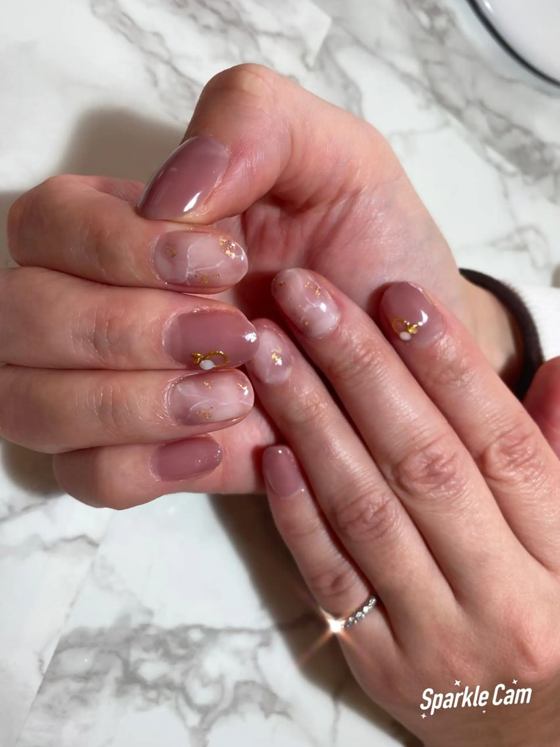 ネイル 大理石ネイル(マーブル) Era nailのネイルデザイン