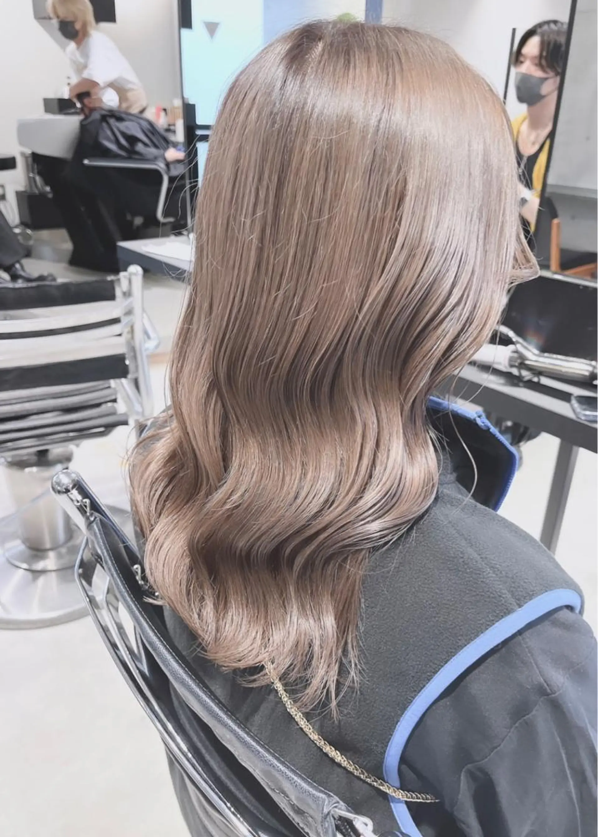 セミロング カット ヘアカラー トリートメント 🌫️大人韓国ヘア 🌫️naoyaのヘアスタイル