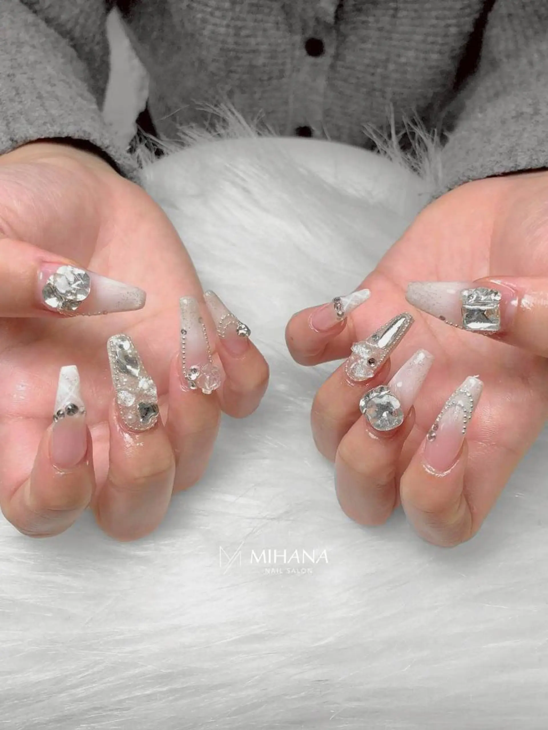 ネイル ジェルネイル 韓国ネイル パラジェル ワンホンネイル MIHANA 西川口 ／Jrネイリストのネイルデザイン
