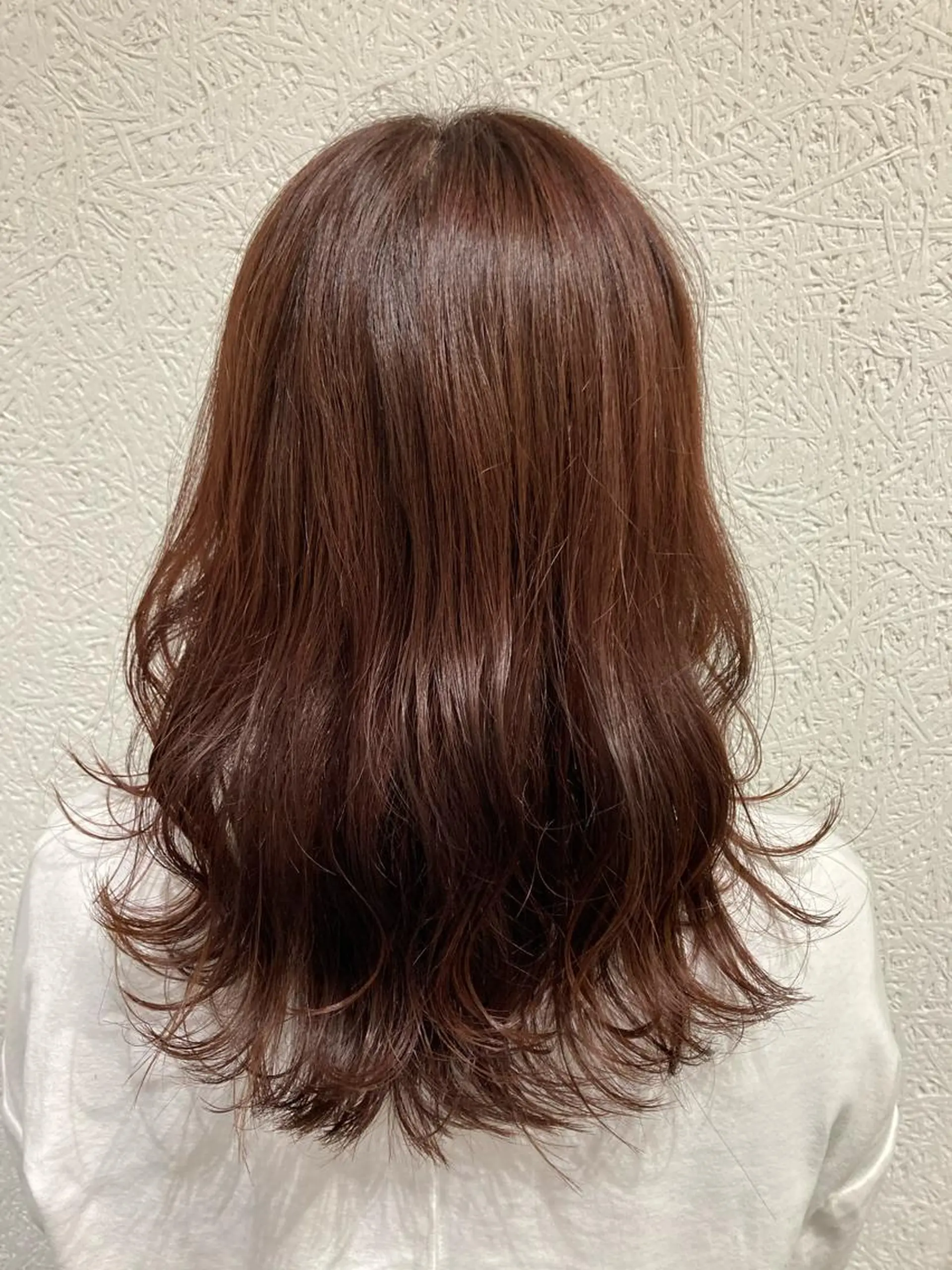 セミロング カラー 💎髪質改善💎 西森千夏のヘアスタイル