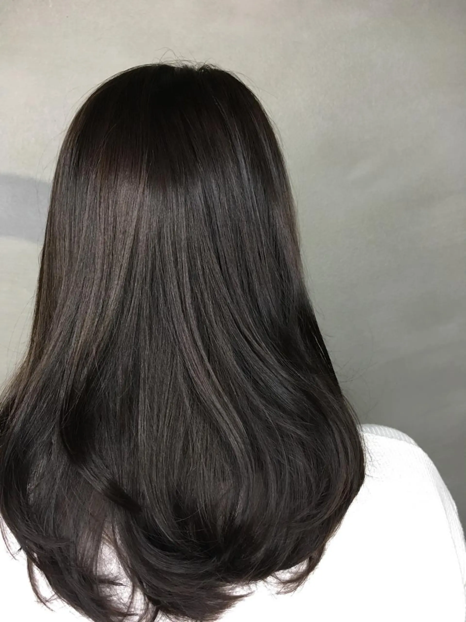 セミロング カラー グレージュ edge.所属・くまがい みゆ【edge.】のヘアスタイル